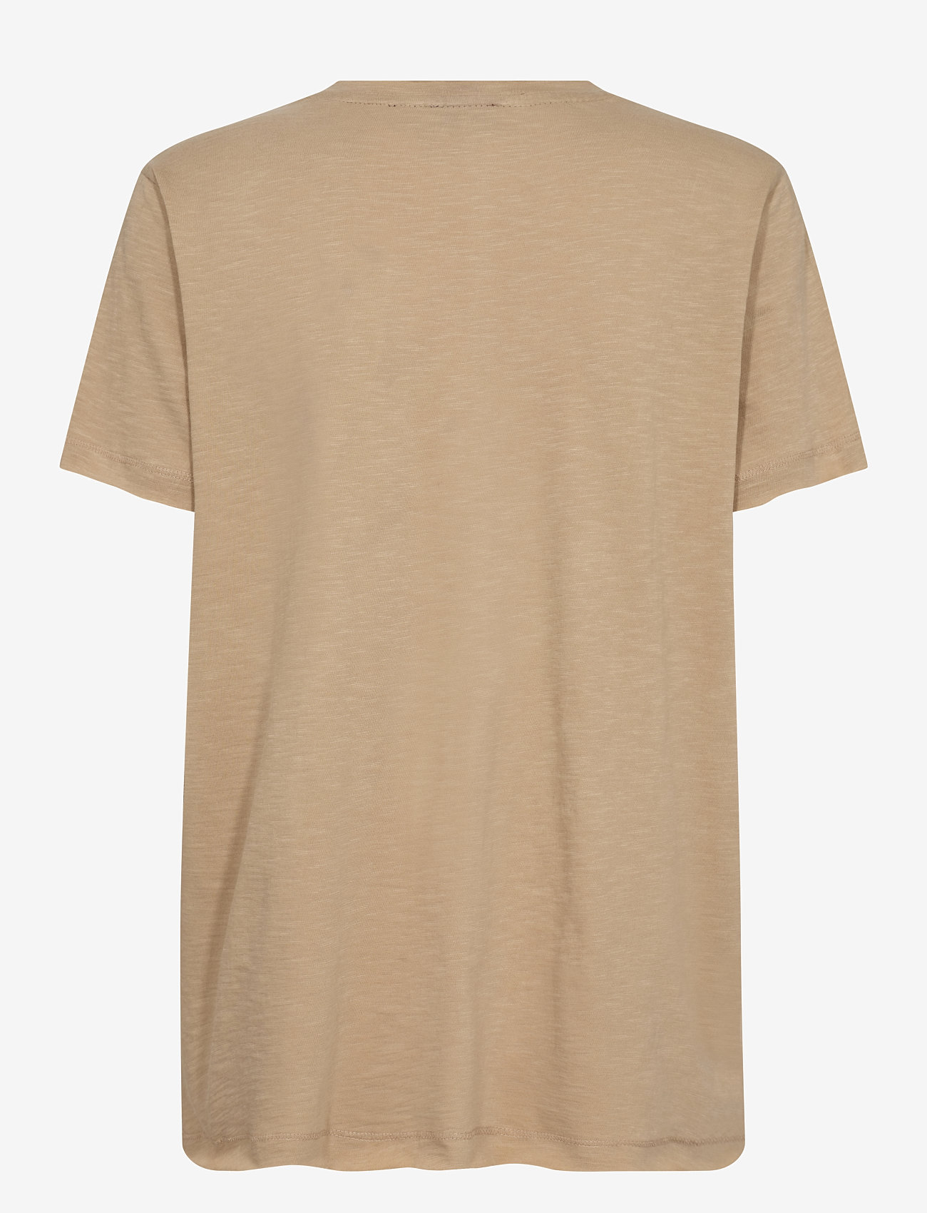 MOS MOSH - MMZano O-SS Embroidery Tee - t-shirts - sesame - 1