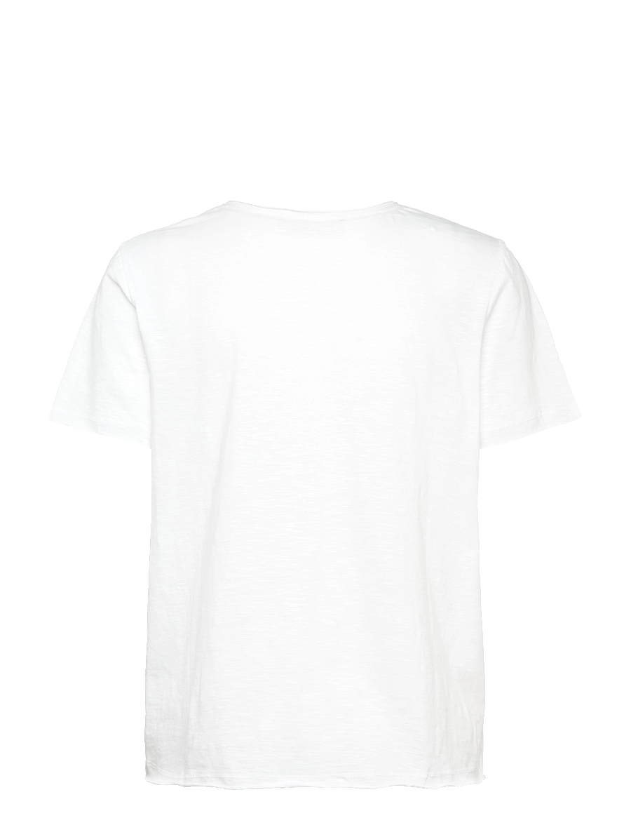 MOS MOSH - MMZano O-SS Embroidery Tee - t-shirts - white - 1