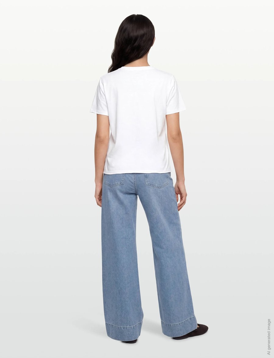 MOS MOSH - MMZano O-SS Embroidery Tee - t-shirts - white - 4