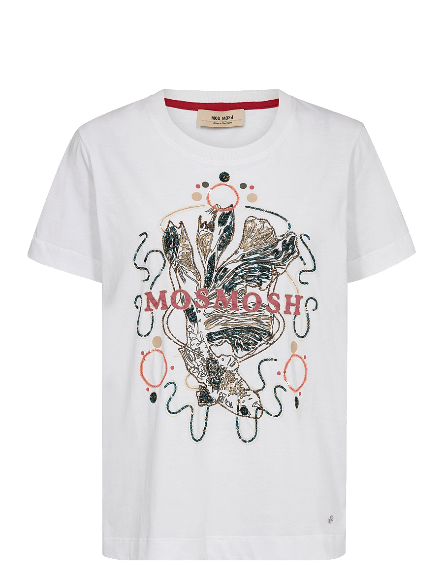 MOS MOSH - MMHallin O-SS Deco Tee - white - 0
