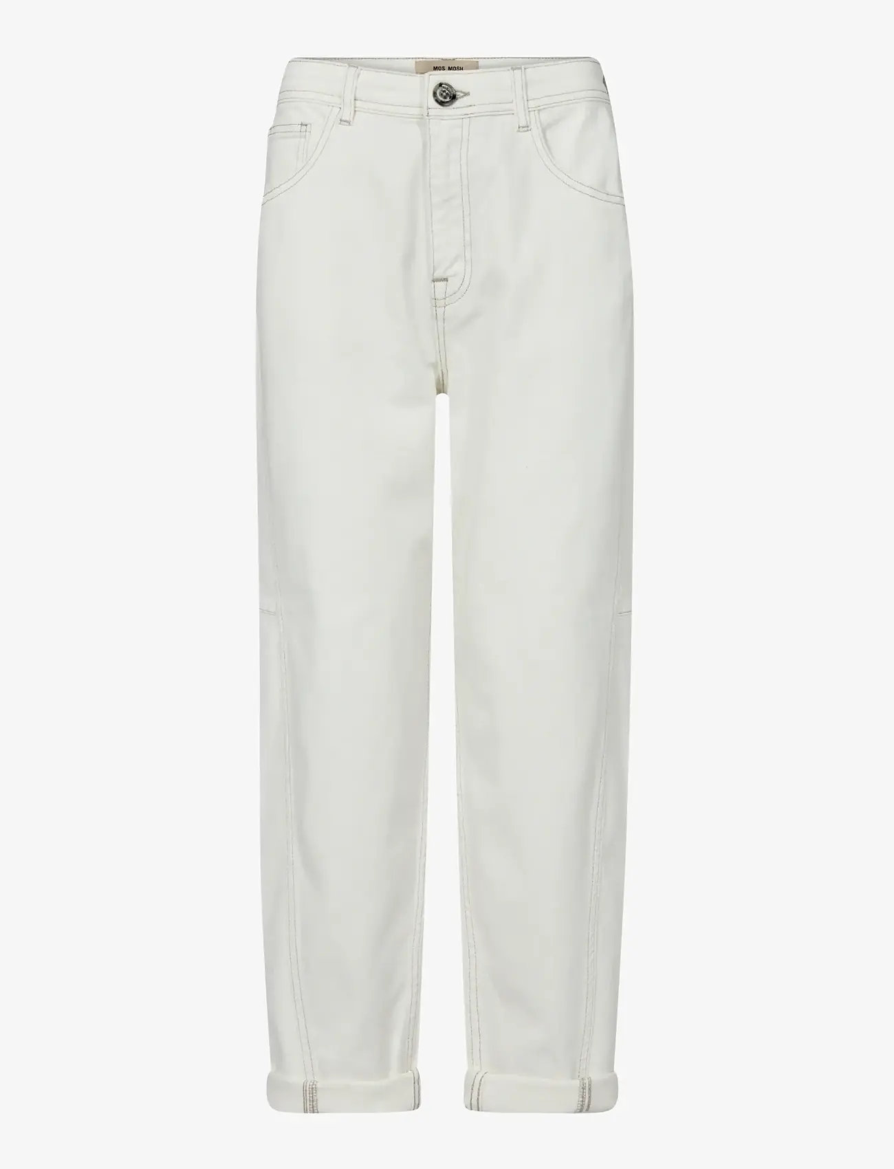 MOS MOSH - MMAymen Melo Pant - barrel jeans - white - 0