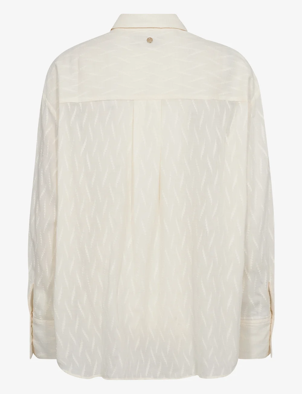 MOS MOSH - MMBritze Cotton Shirt - langærmede skjorter - ecru - 1
