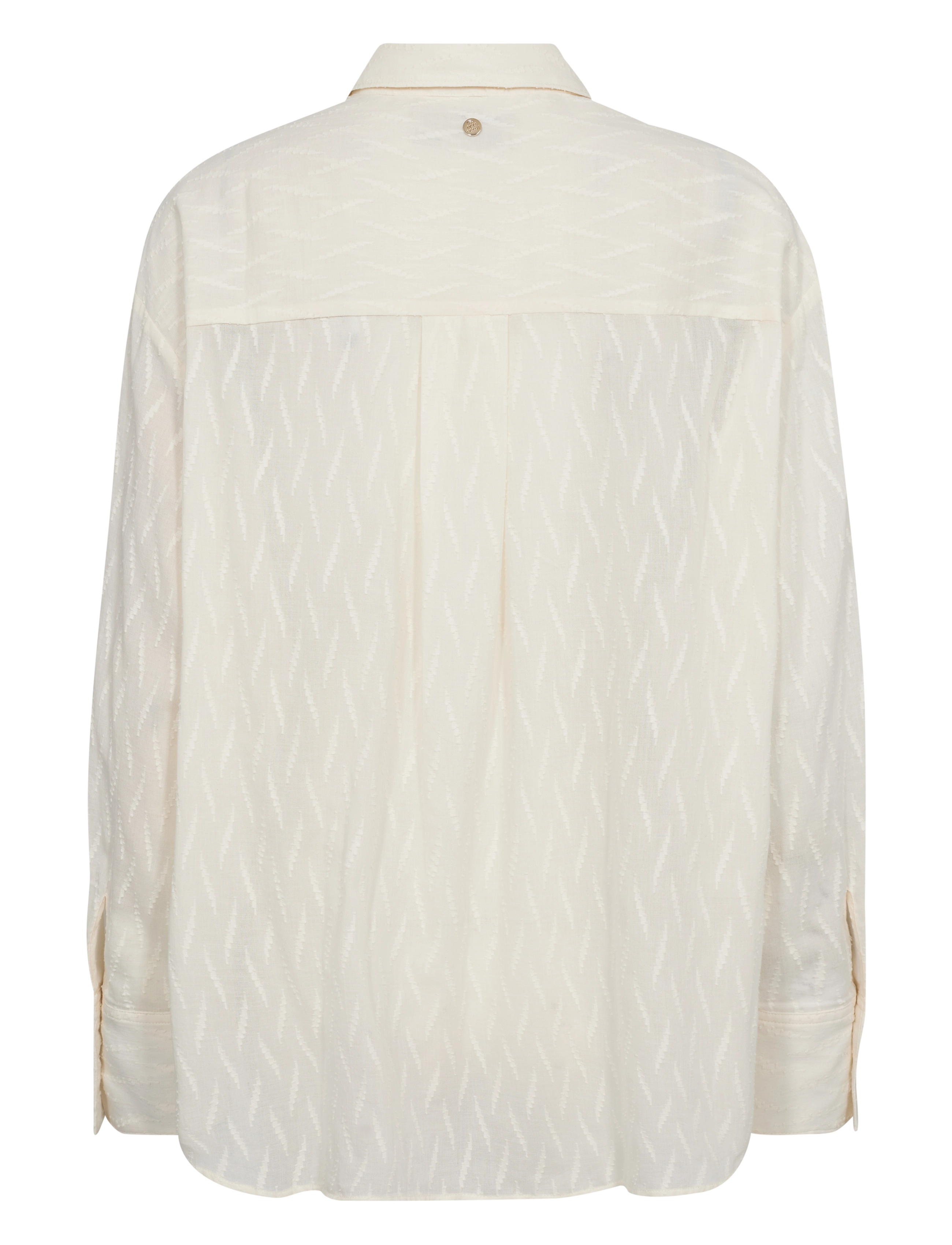 MOS MOSH - MMBritze Cotton Shirt - krekli ar garām piedurknēm - ecru - 1