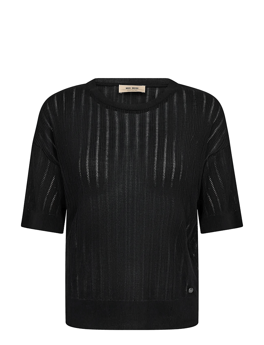 MOS MOSH - MMSwann O-SS Spring Tee - t-särgid - black - 1