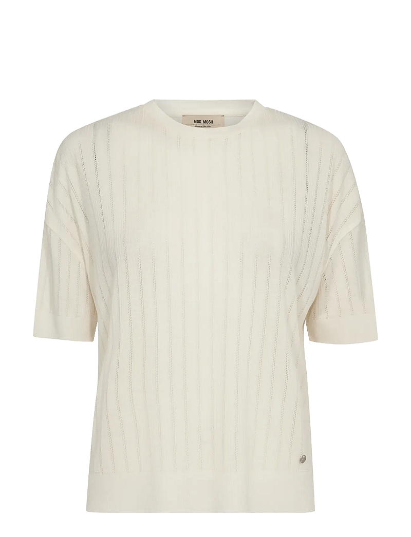 MOS MOSH - MMSwann O-SS Spring Tee - t-shirts - ecru - 1