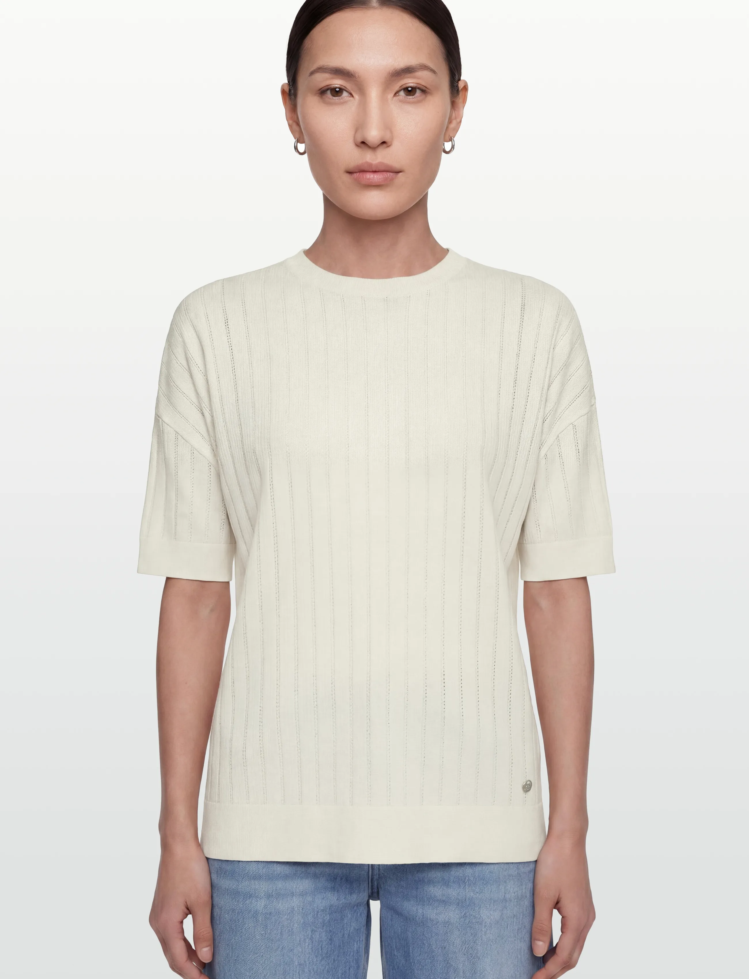 MOS MOSH - MMSwann O-SS Spring Tee - t-shirts - ecru - 3