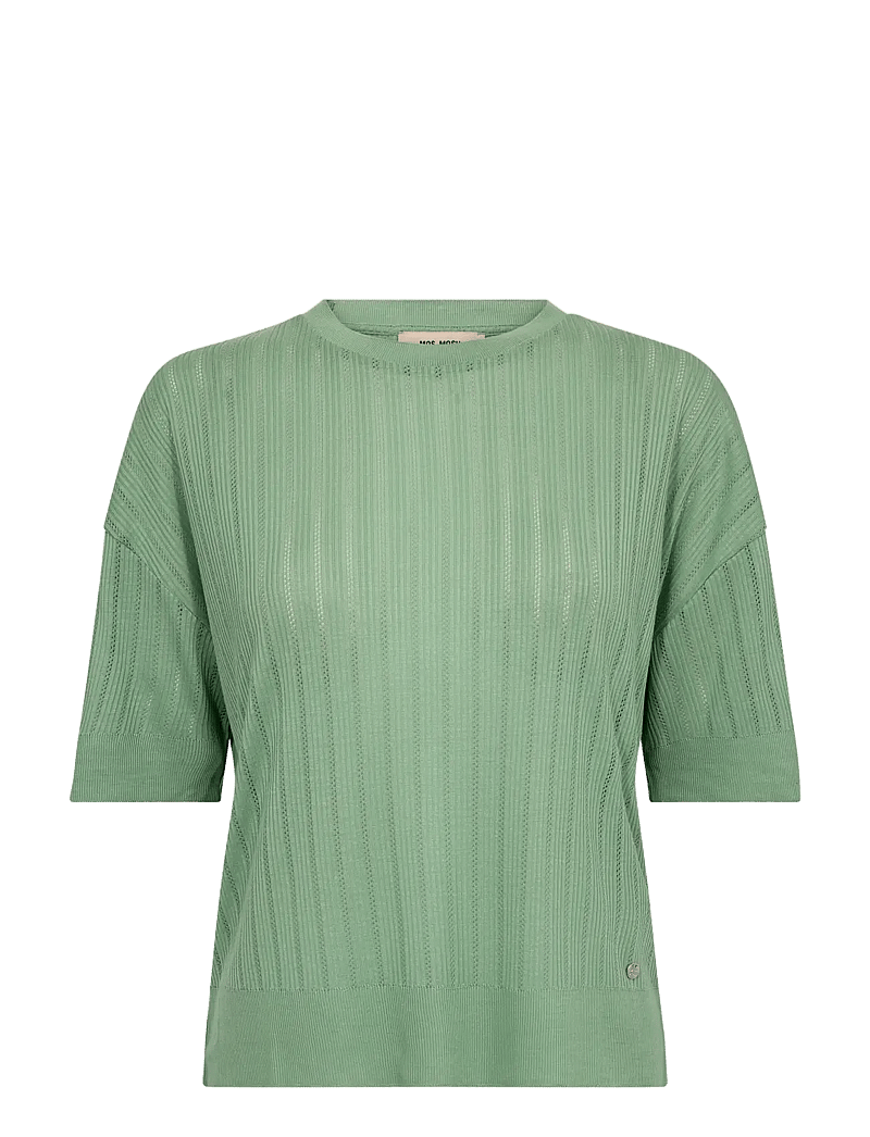 MOS MOSH - MMSwann O-SS Spring Tee - t-shirts - turf green - 0