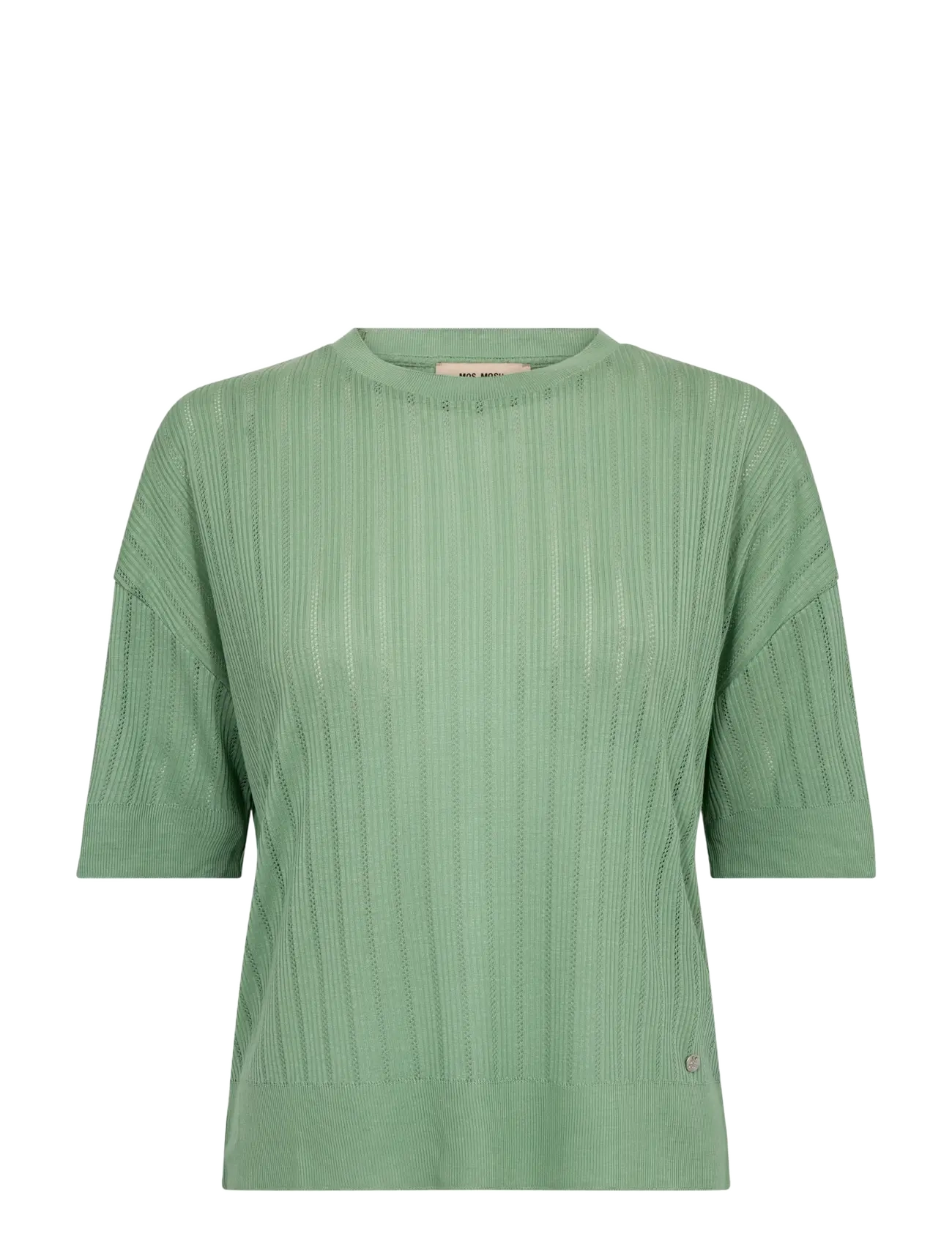 MOS MOSH MMSwann O-SS Spring Tee - Tøj - TURF GREEN / green