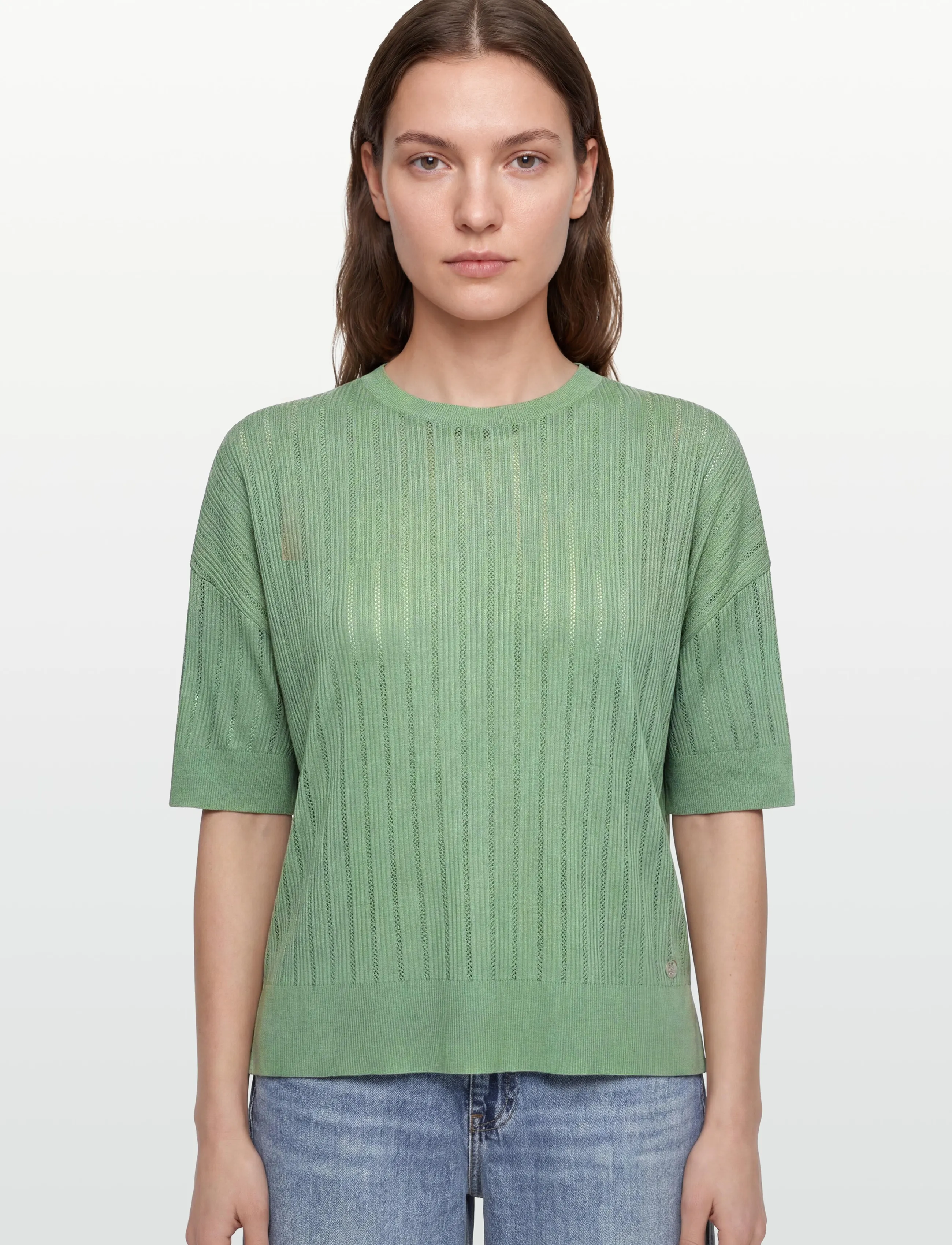 MOS MOSH - MMSwann O-SS Spring Tee - t-shirts - turf green - 3