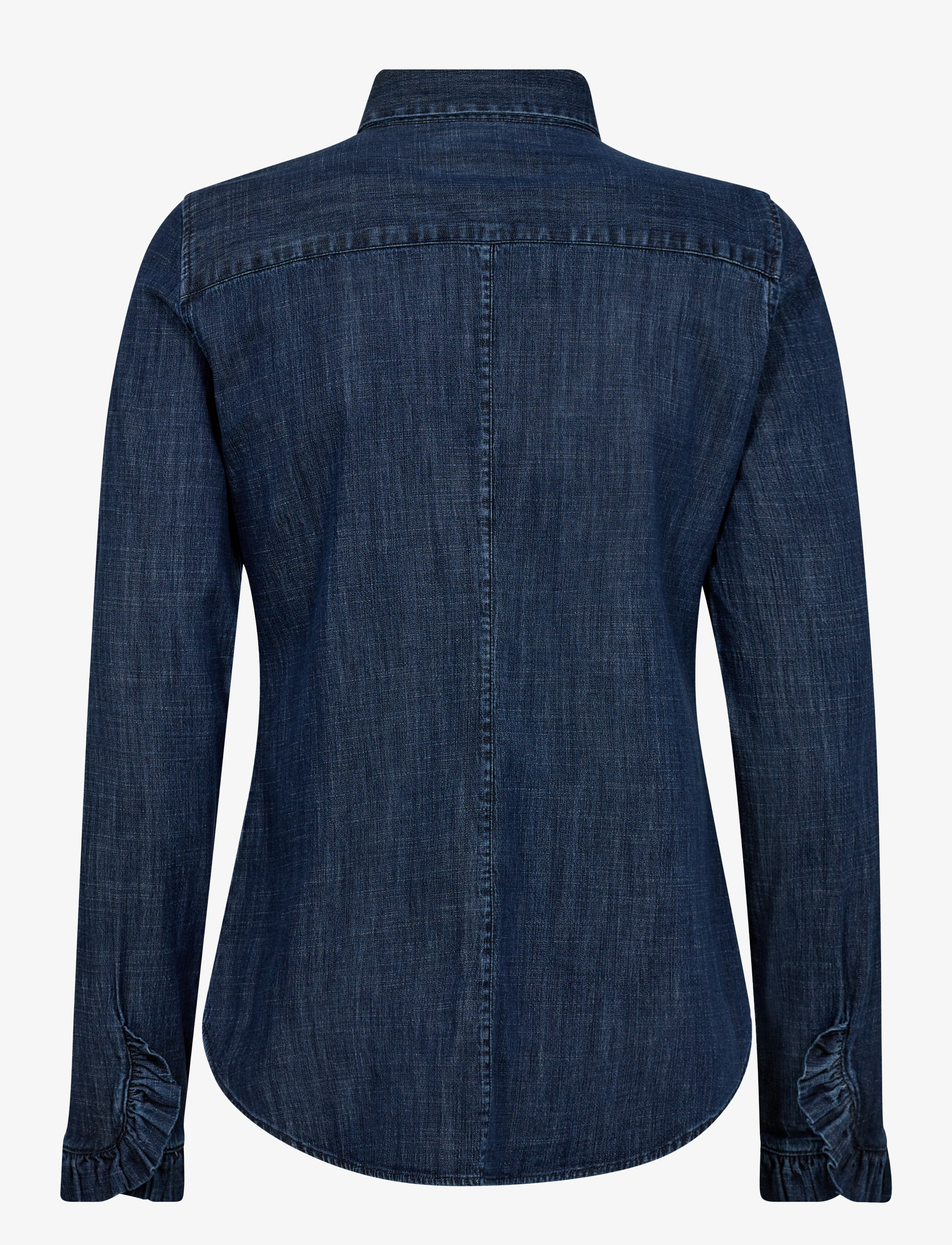 MOS MOSH - MMMattie Flip Denim Shirt - pikkade varrukatega särgid - dark blue - 2