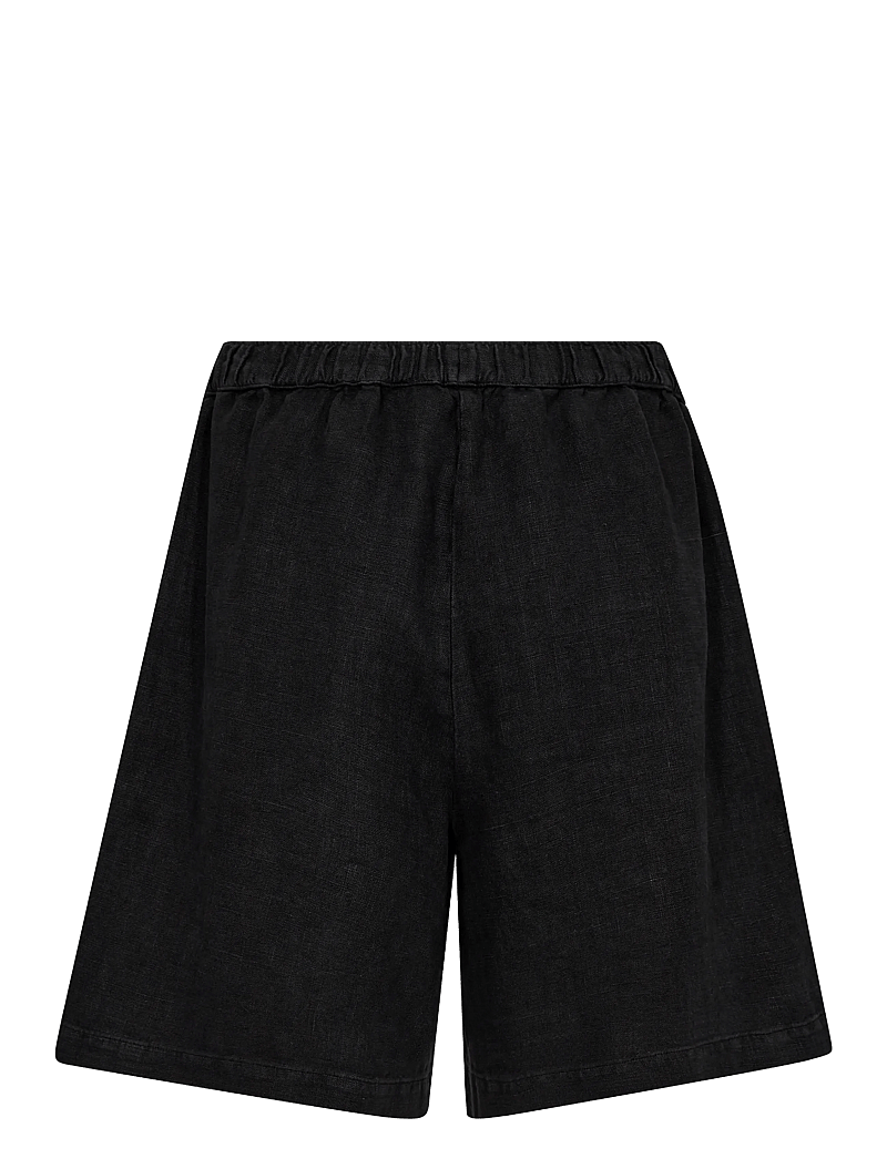 MOS MOSH - MMEmmie linen Bermuda Shorts - leinen-shorts - black - 1