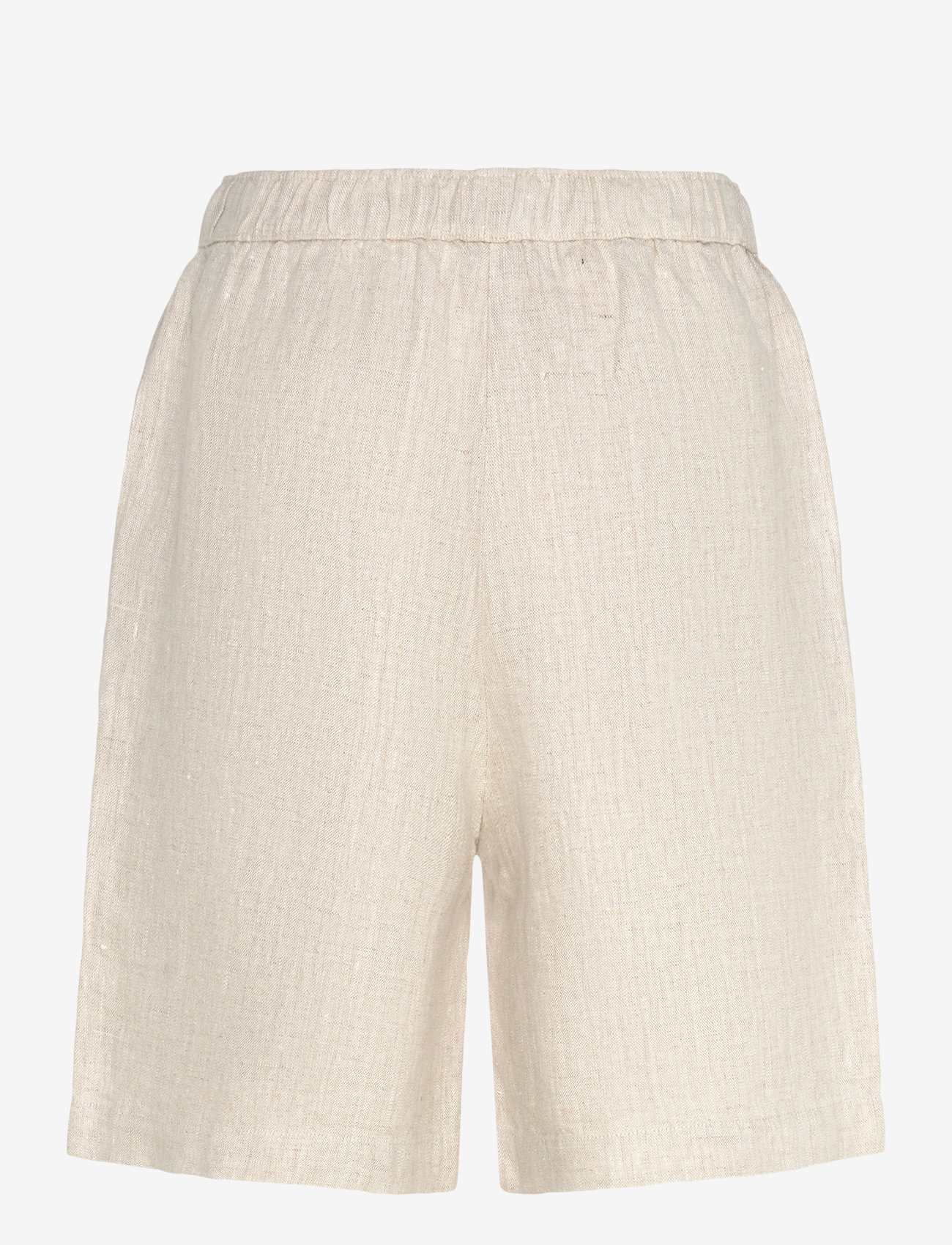 MOS MOSH - MMEmmie linen Bermuda Shorts - linneshorts - cement - 1