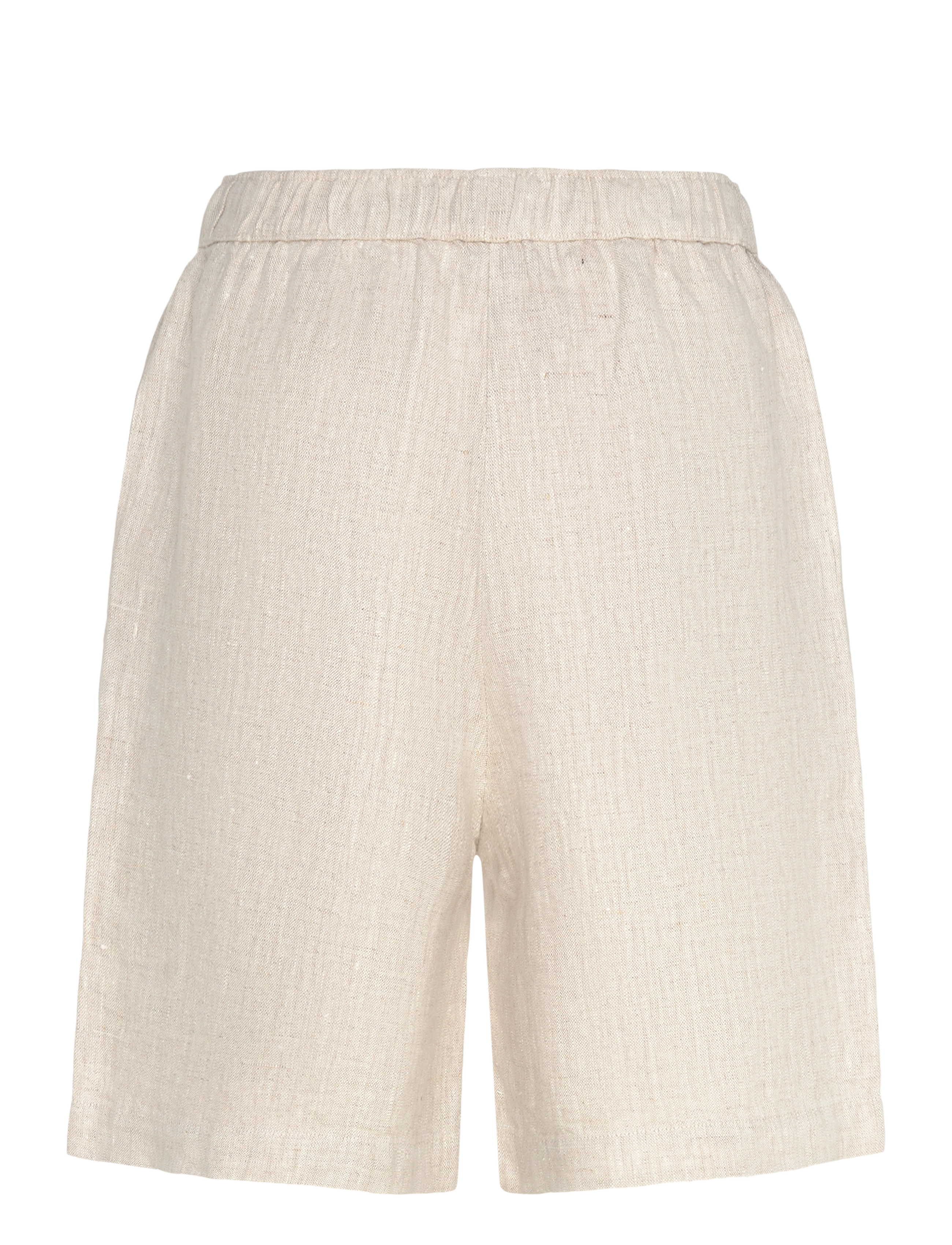 MOS MOSH - MMEmmie linen Bermuda Shorts - linshorts - cement - 1