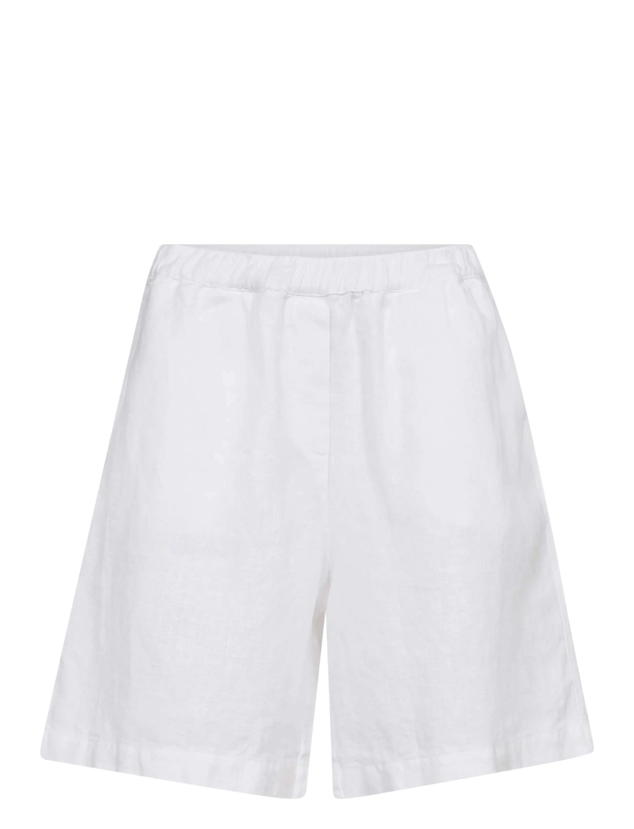 MOS MOSH Mmemmie Linen Bermuda Shorts, M, Weiß - Bermudas, Frauen