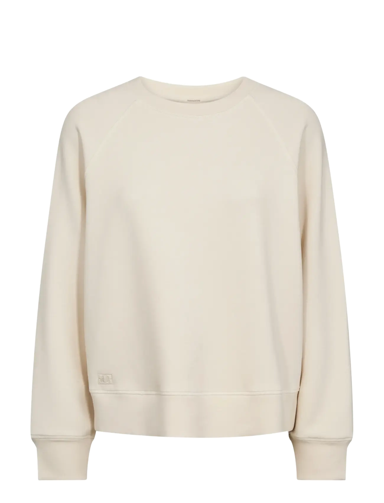 MOS MOSH MMAbello O-LS Basic Sweatshirt - Tøj - ECRU / cream