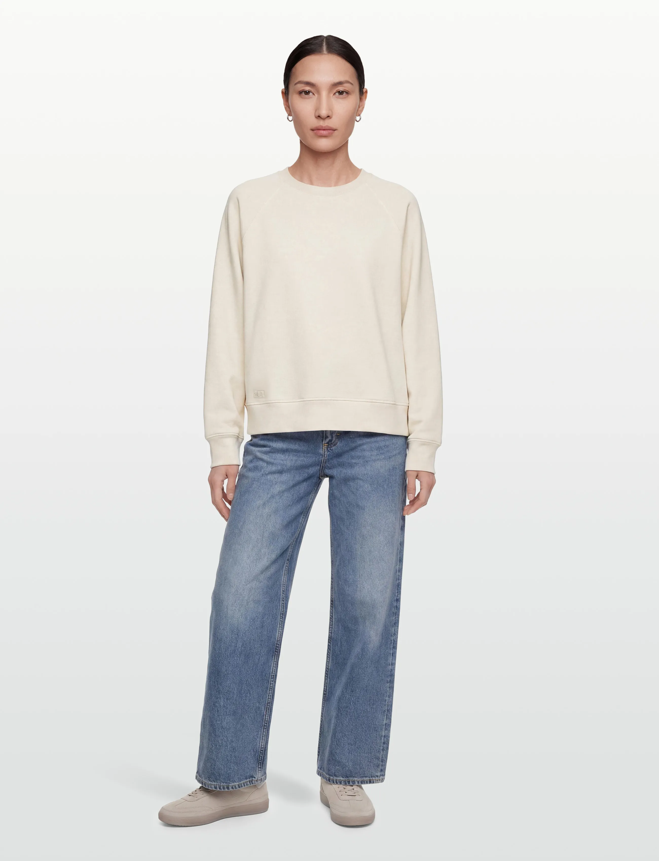 MOS MOSH - MMAbello O-LS Basic Sweatshirt - modetrender - ecru - 0