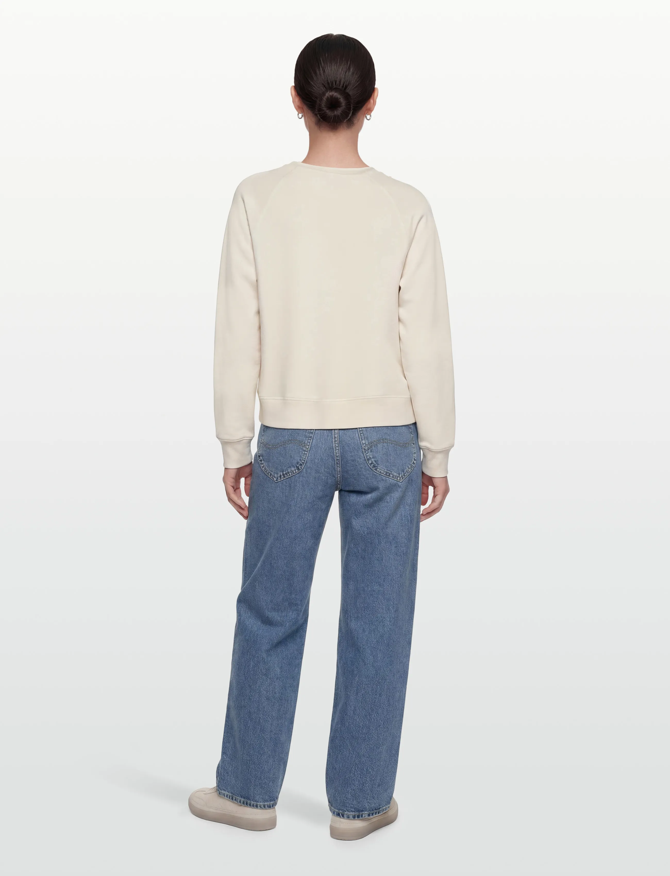 MOS MOSH - MMAbello O-LS Basic Sweatshirt - modetrender - ecru - 4