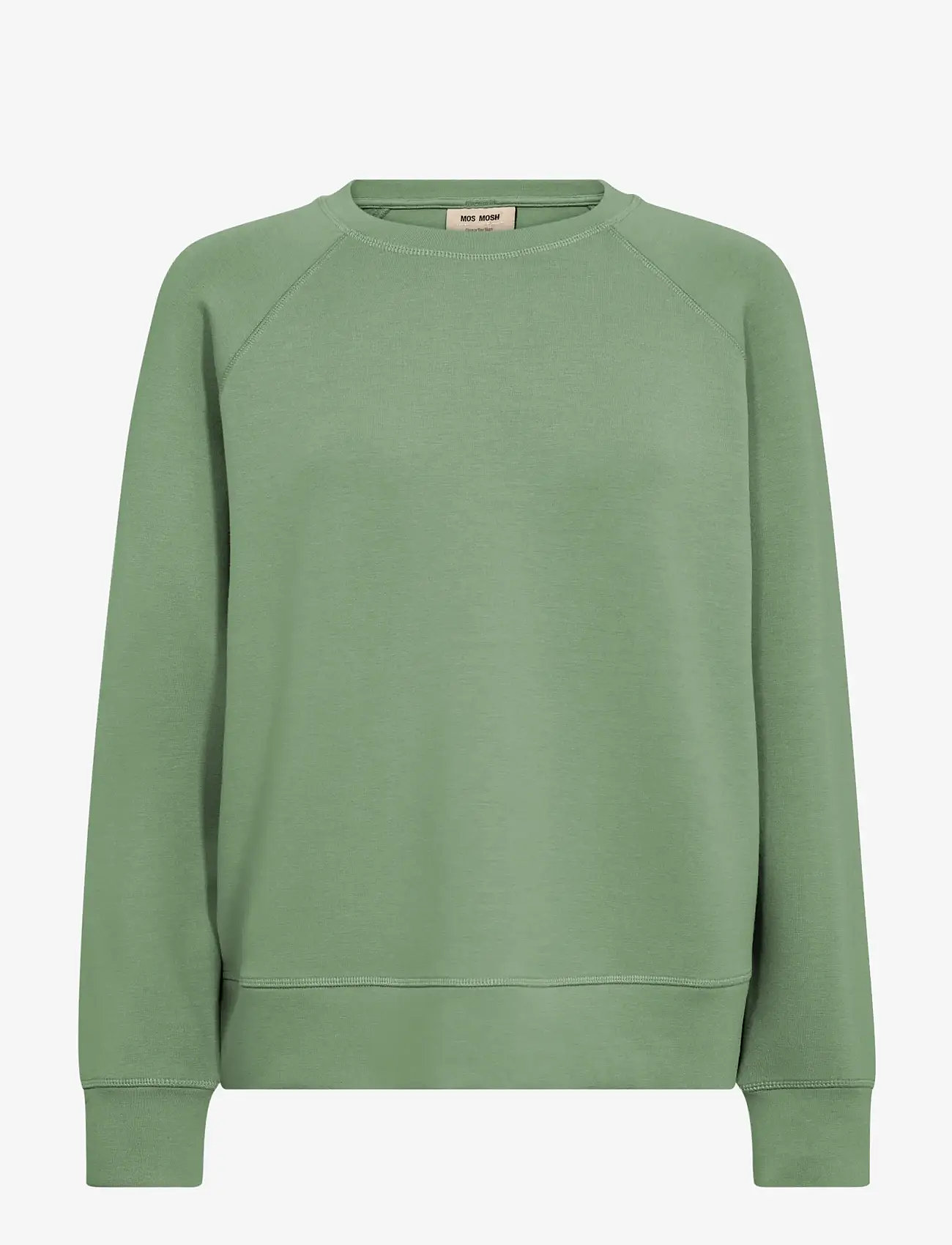 MOS MOSH - MMAbello O-LS Basic Sweatshirt - modetrends - turf green - 0