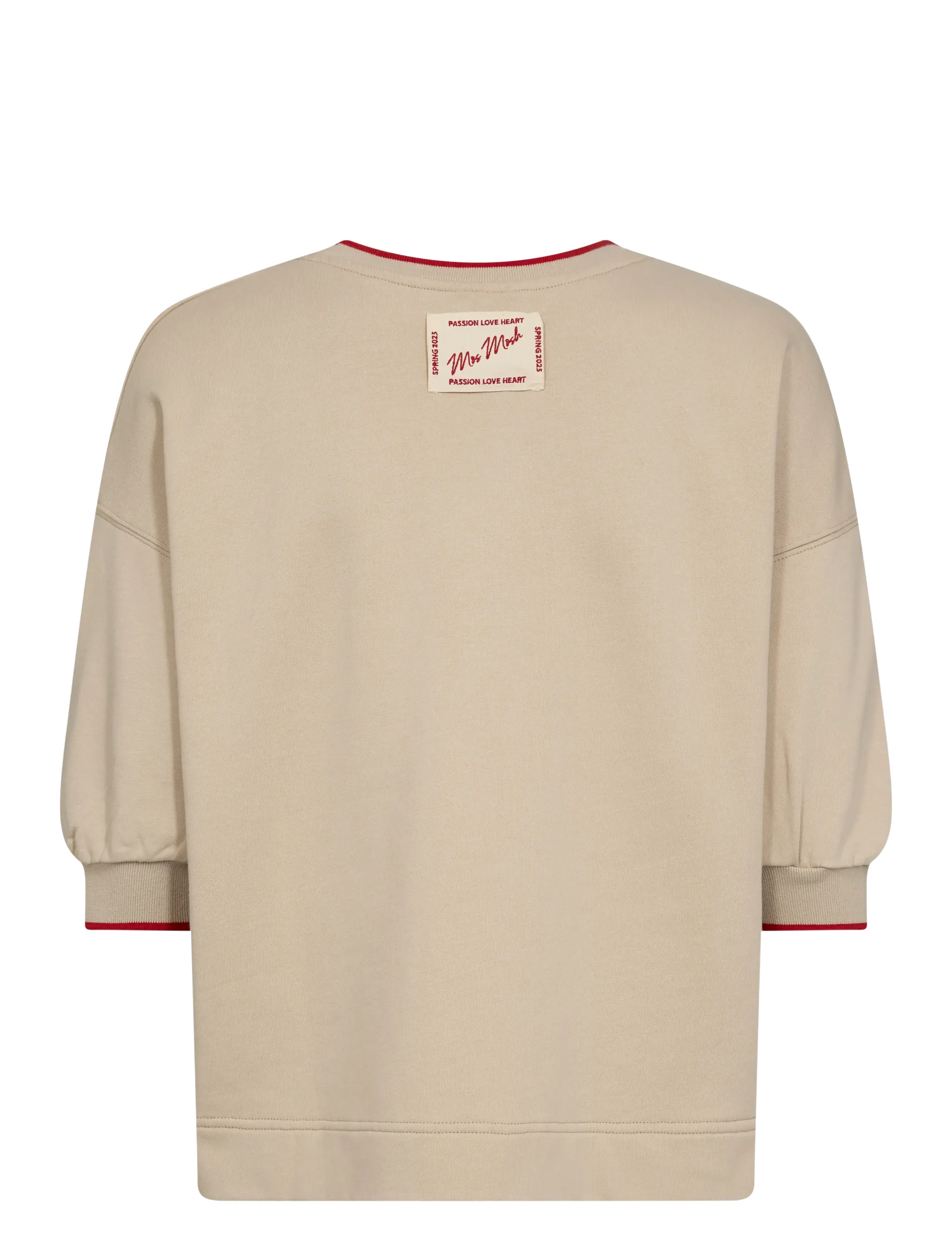 MOS MOSH - MMDarin 3/4 Sleeve Sweatshirt - feather gray - 1