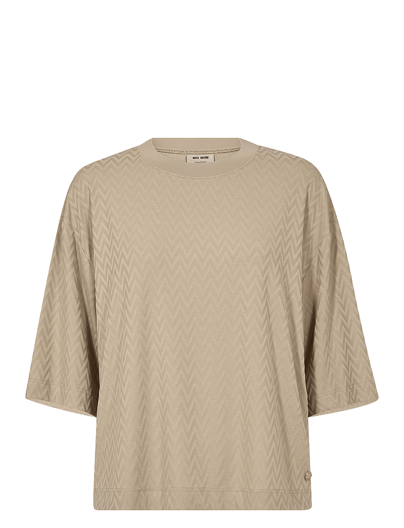 MOS MOSH - MMTash O-SS Spring Tee - sesame - 0