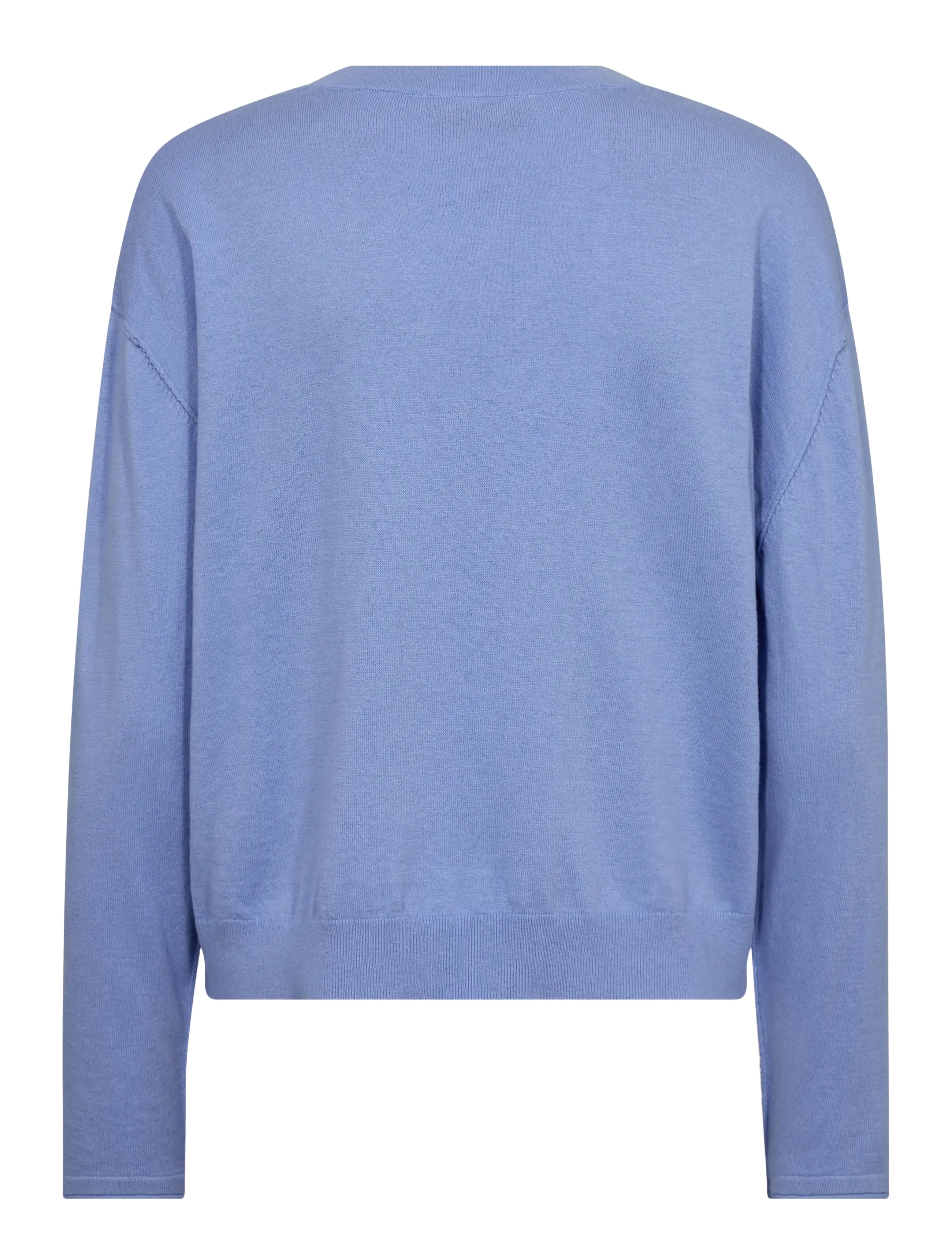 MOS MOSH - MMChani Placket Knit - pullover - hydrangea - 1