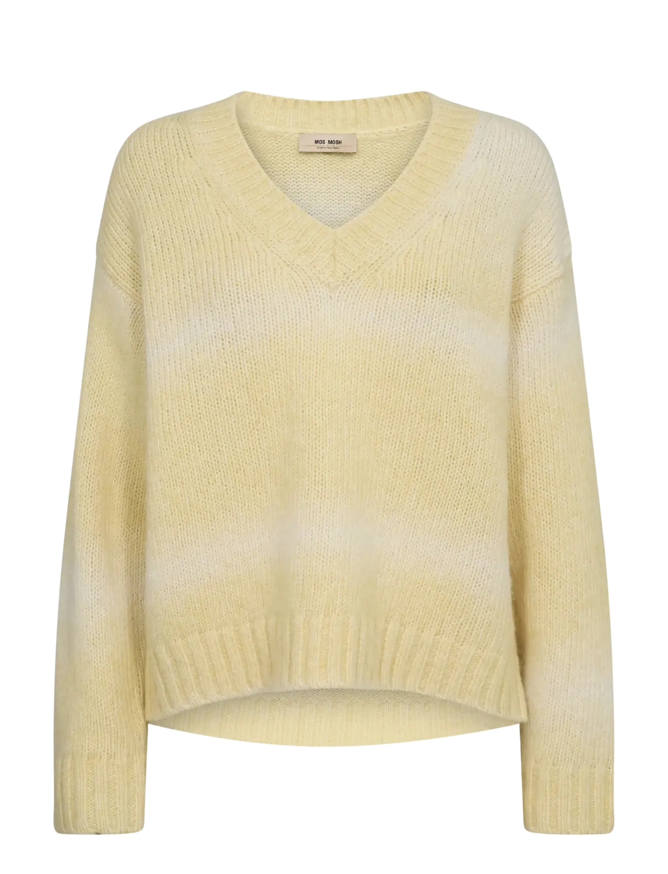 MOS MOSH Mmwelma Gradient Knit, L, Knitwear, Gelb - Jumpers, Frauen