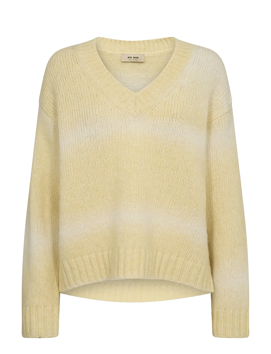 MOS MOSH - MMWelma Gradient Knit - striktrøjer - french vanilla - 0