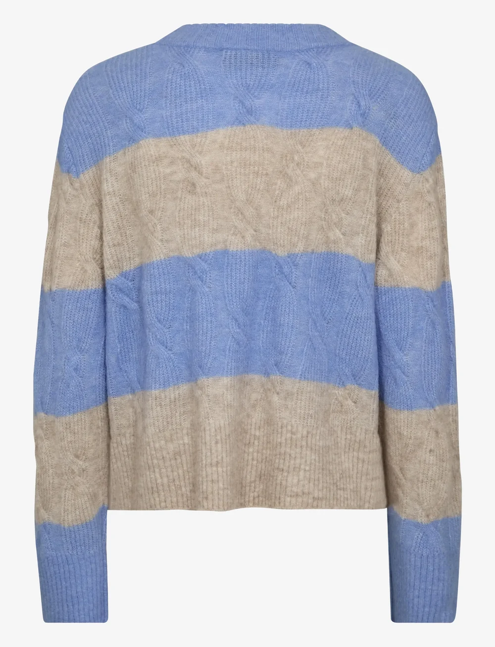 MOS MOSH - MMAryna Aidy O-Neck Knit - striktrøjer - hydrangea - 1