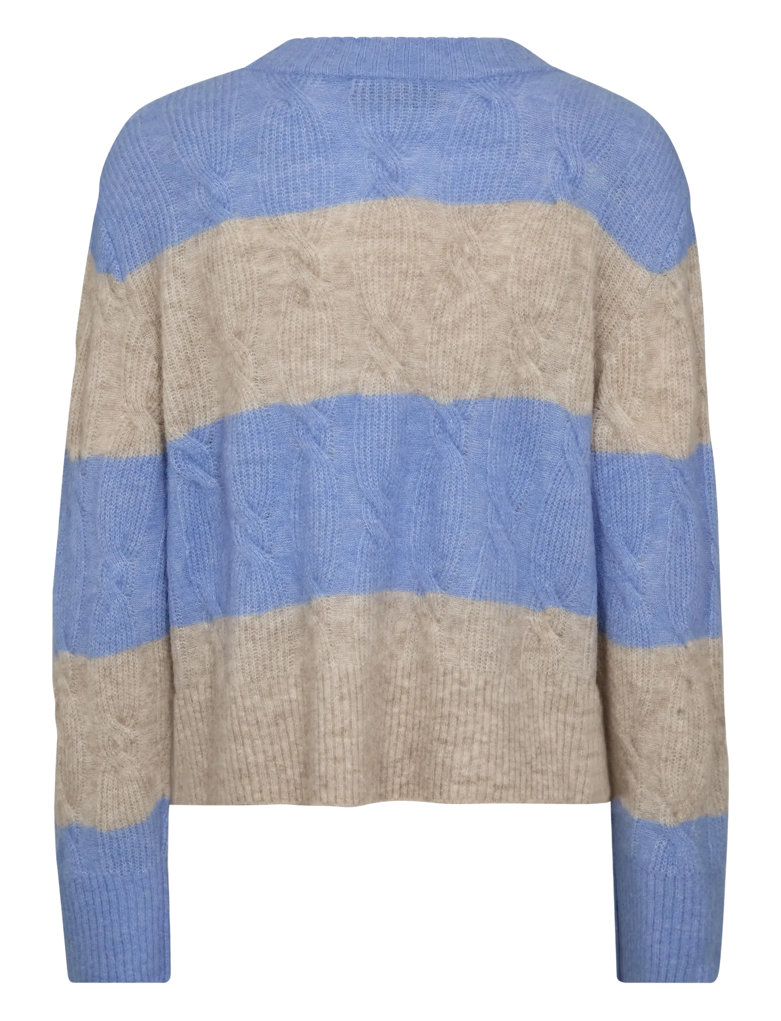 MOS MOSH - MMAryna Aidy O-Neck Knit - strikkegensere - hydrangea - 1
