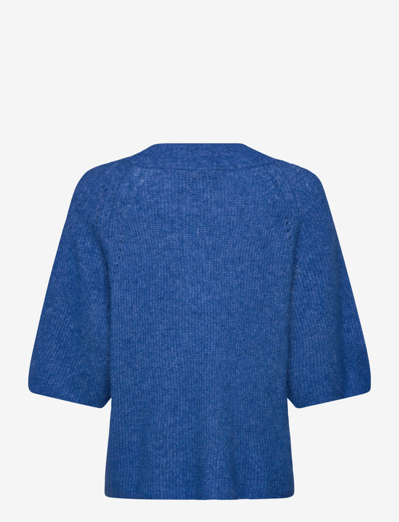 MOS MOSH - MMTaci 3/4 V-Neck Knit - neulepuserot - blue lolite - 1