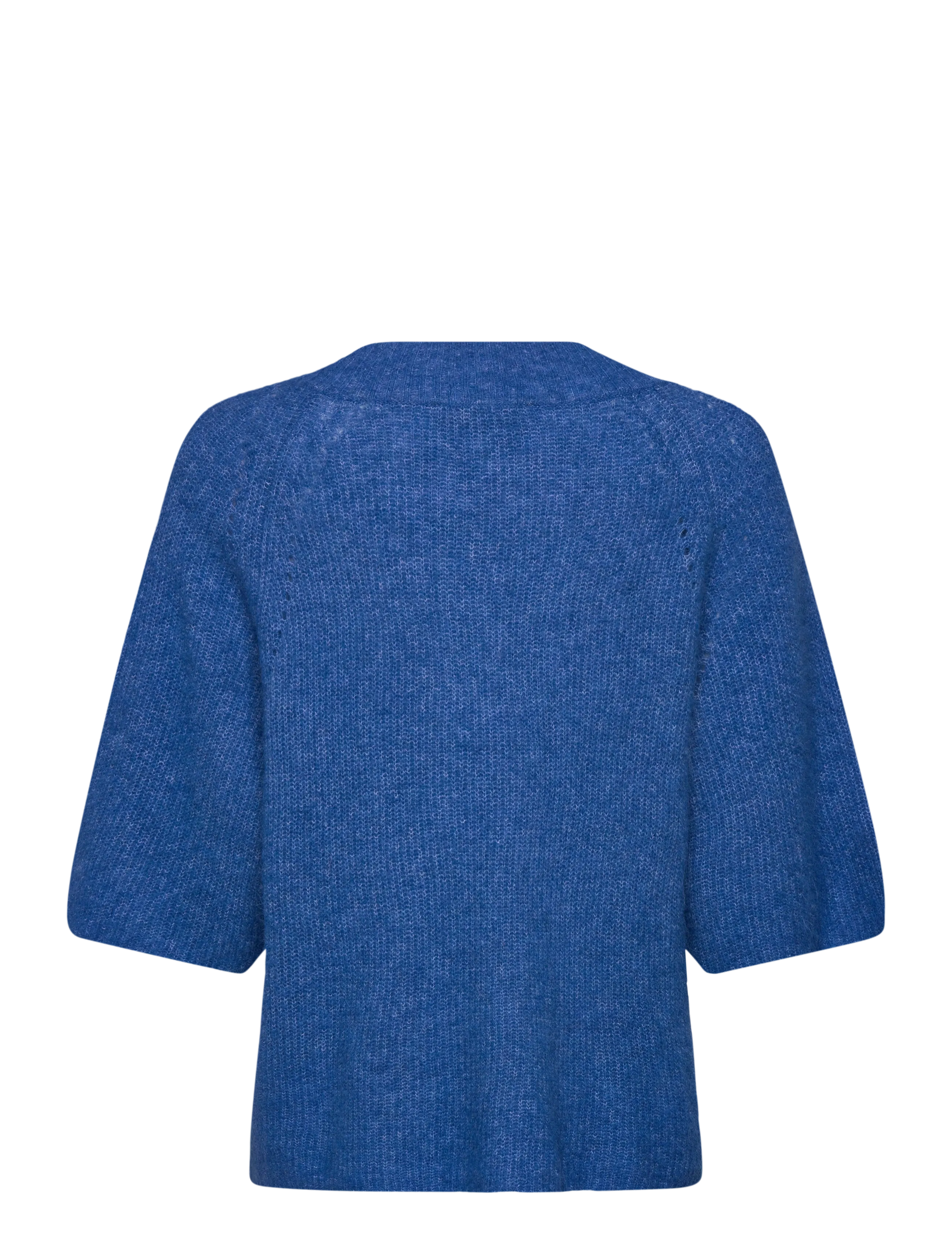 MOS MOSH - MMTaci 3/4 V-Neck Knit - strikkegensere - blue lolite - 1