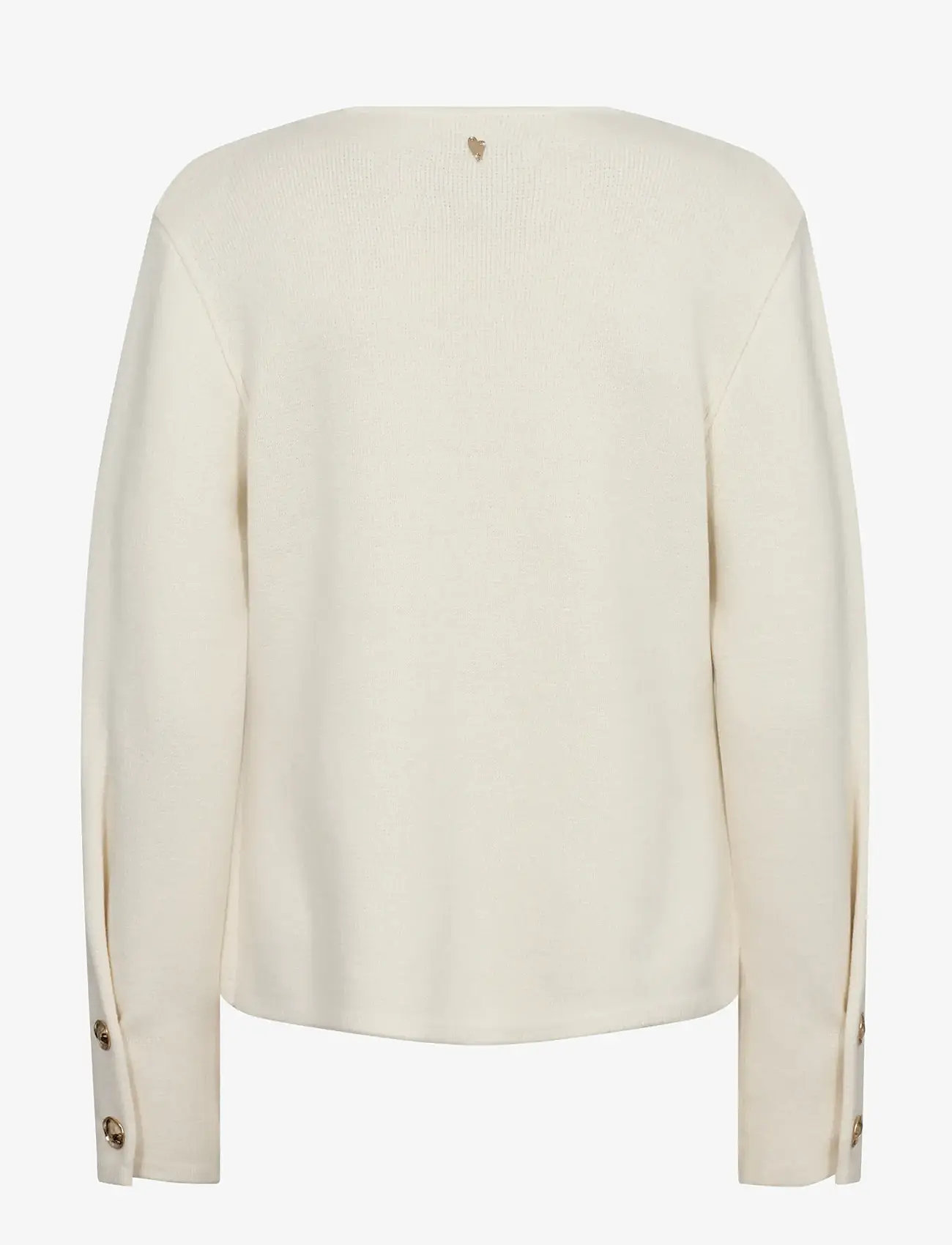 MOS MOSH - MMTaegan Knit Cardigan - koftor - ecru - 1