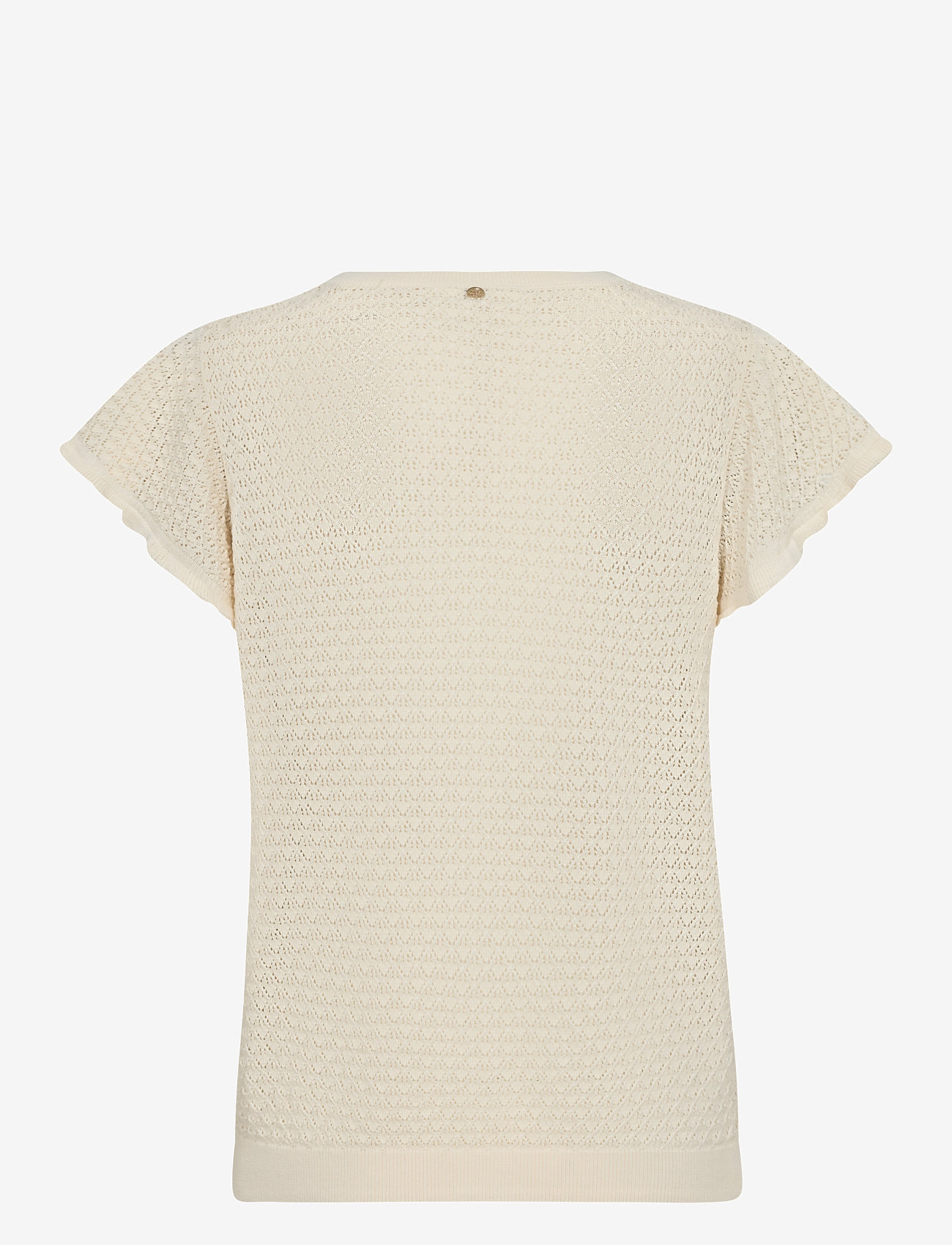 MOS MOSH - MMGanna Pattern V-neck Knit - pullover - ecru - 1
