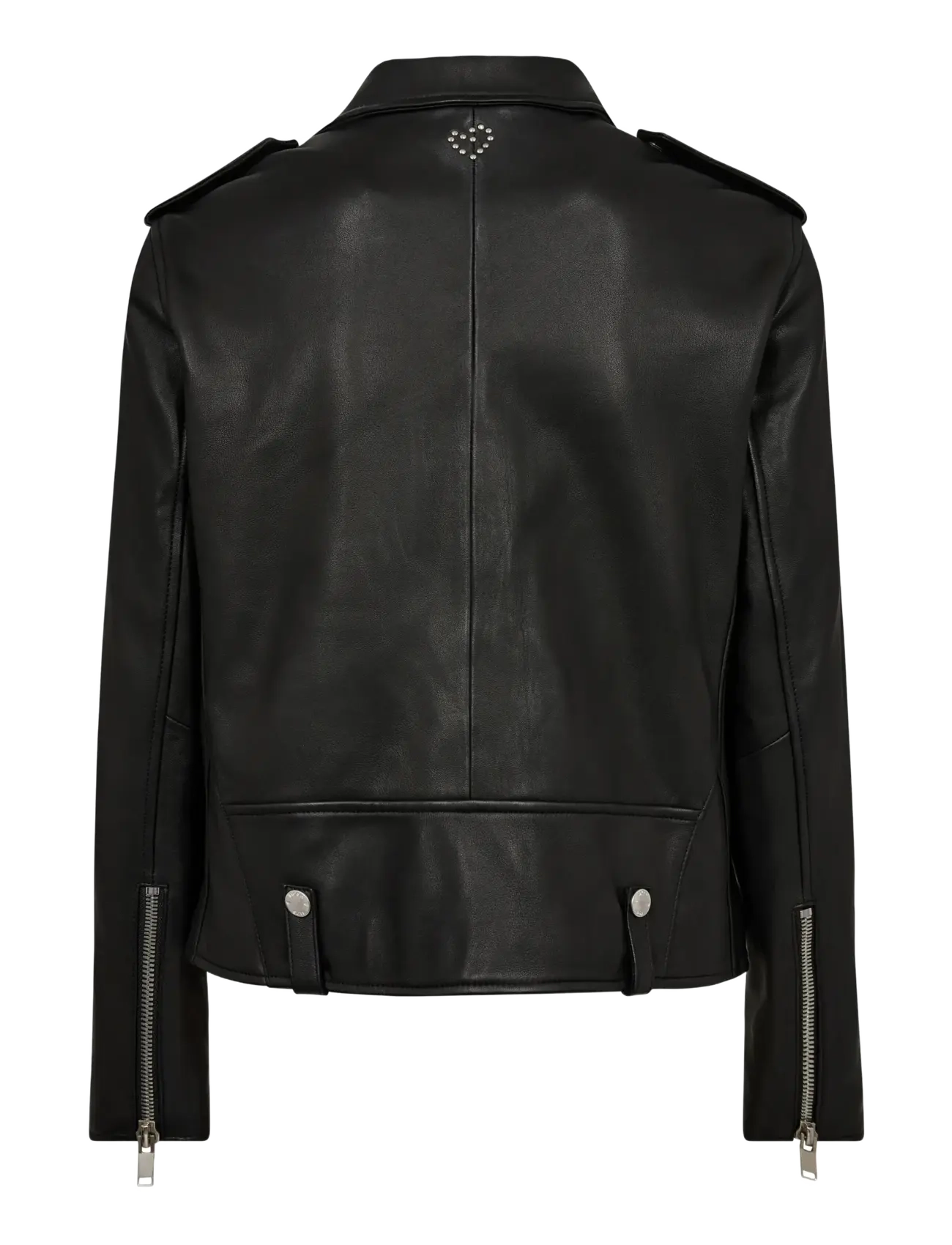 MOS MOSH - MMMitchel Mol Leather Jacket - vårjackor - black - 1