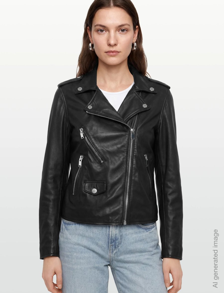 MOS MOSH - MMMitchel Mol Leather Jacket - læderjakker - black - 3