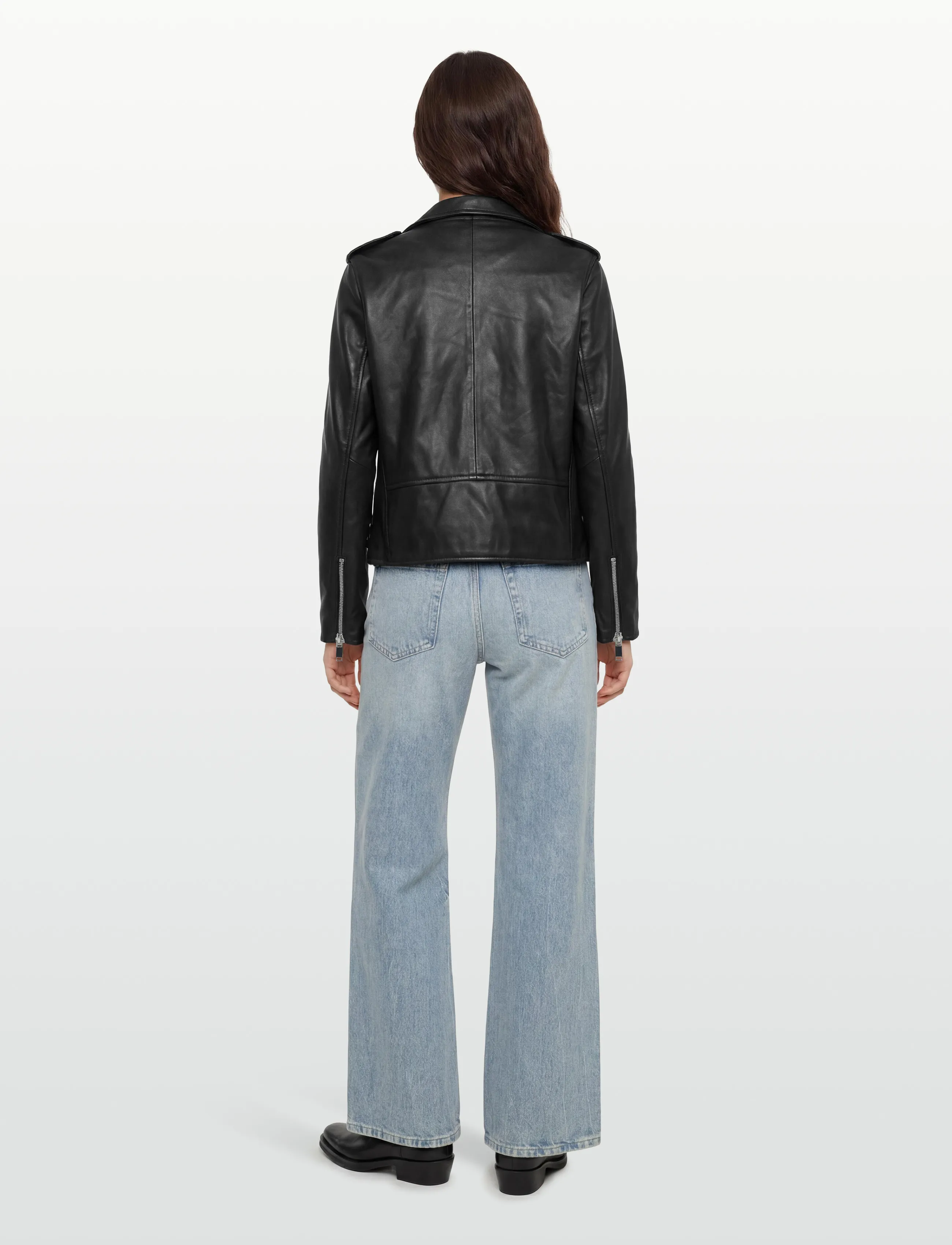 MOS MOSH - MMMitchel Mol Leather Jacket - frühlingsjacken - black - 4
