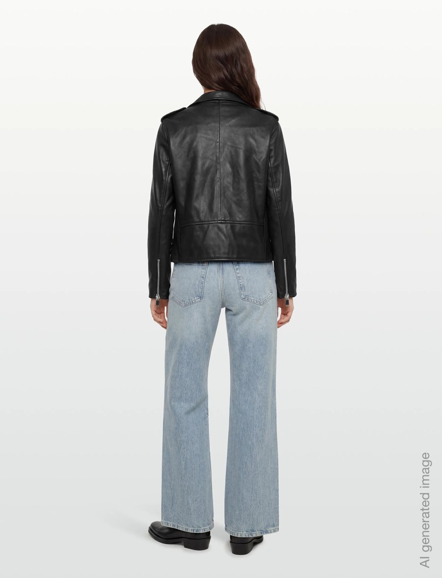 MOS MOSH - MMMitchel Mol Leather Jacket - læderjakker - black - 4