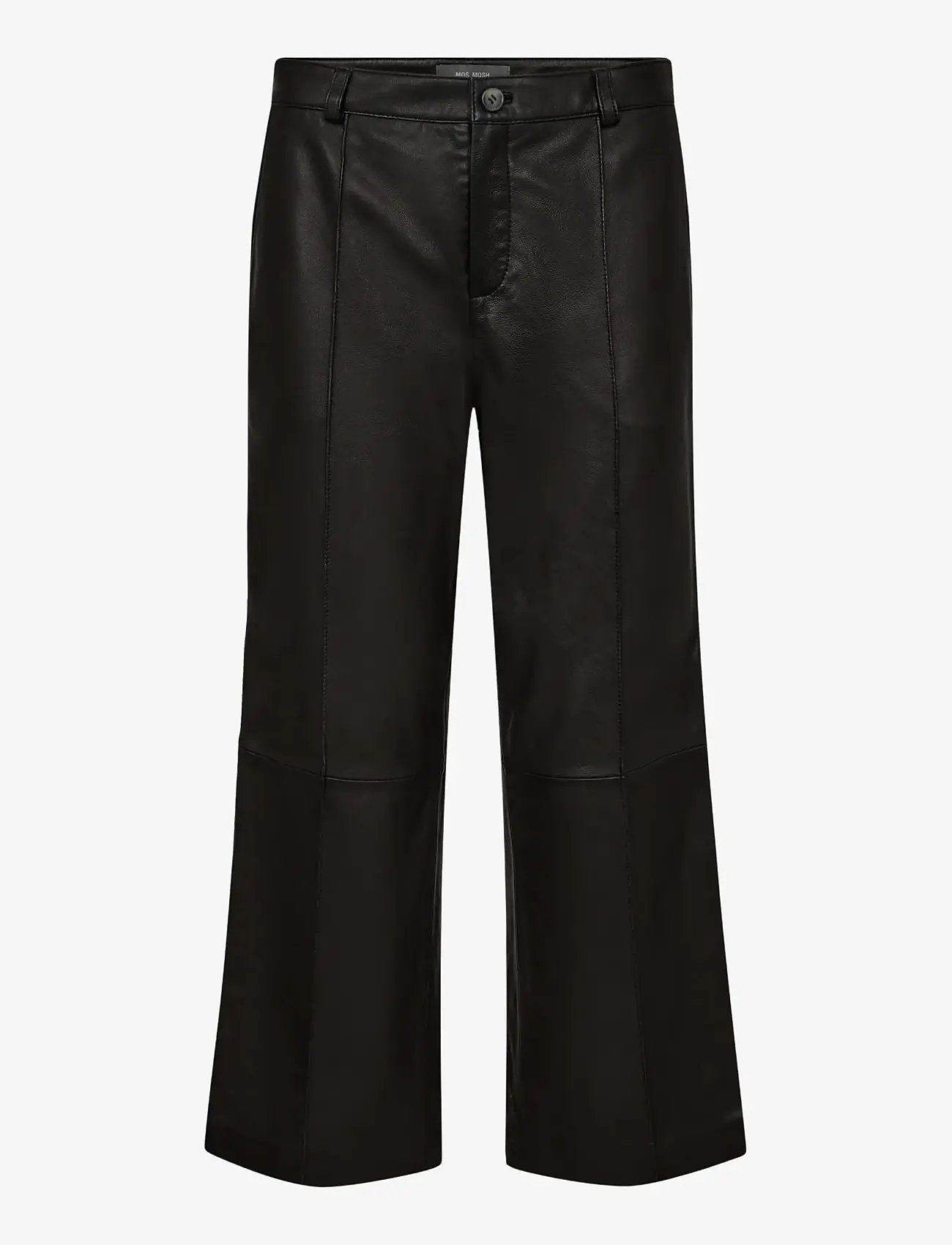 MOS MOSH - MMComo Leather Pant - nahkpüksid - black - 0