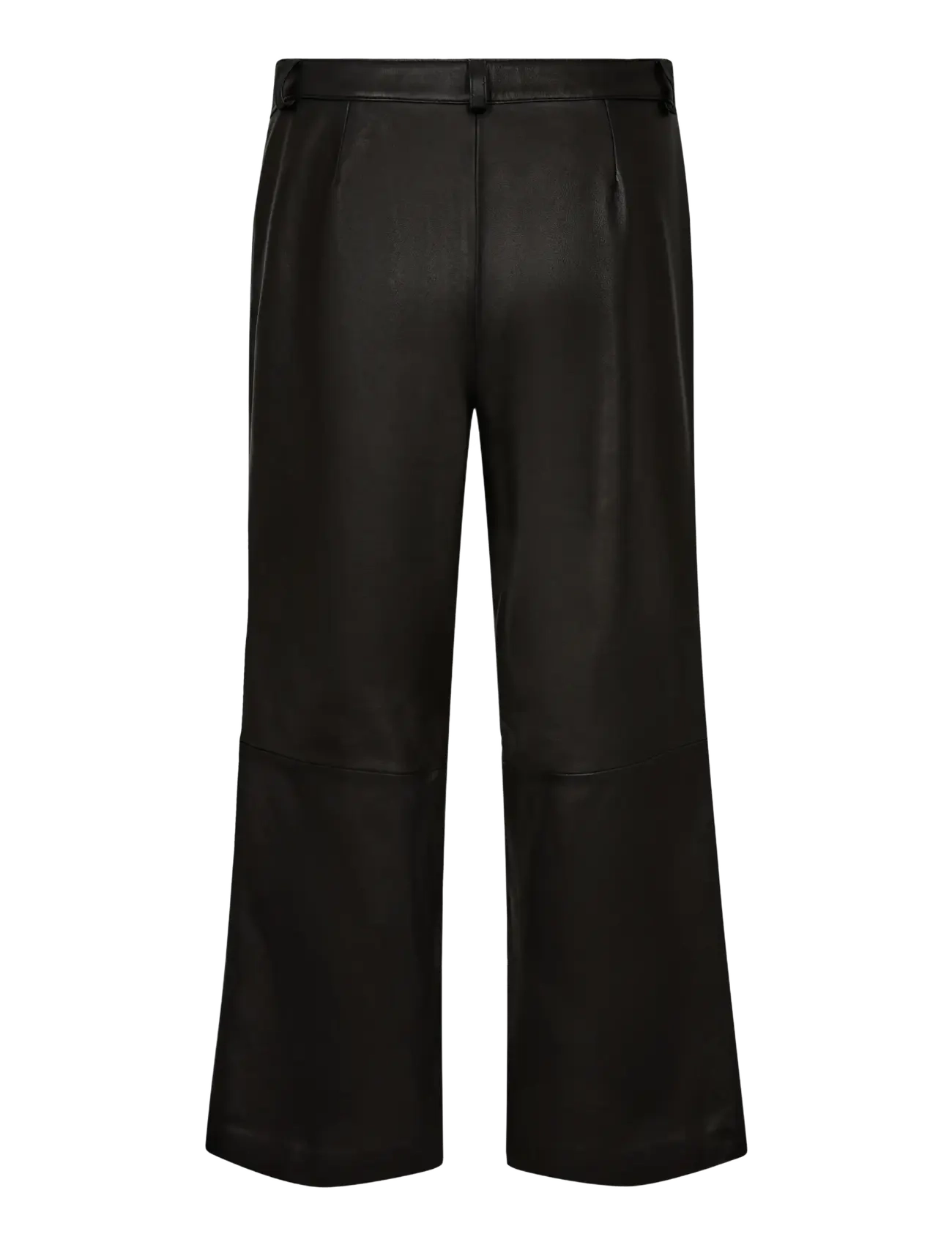 MOS MOSH - MMComo Leather Pant - skinnbyxor - black - 1