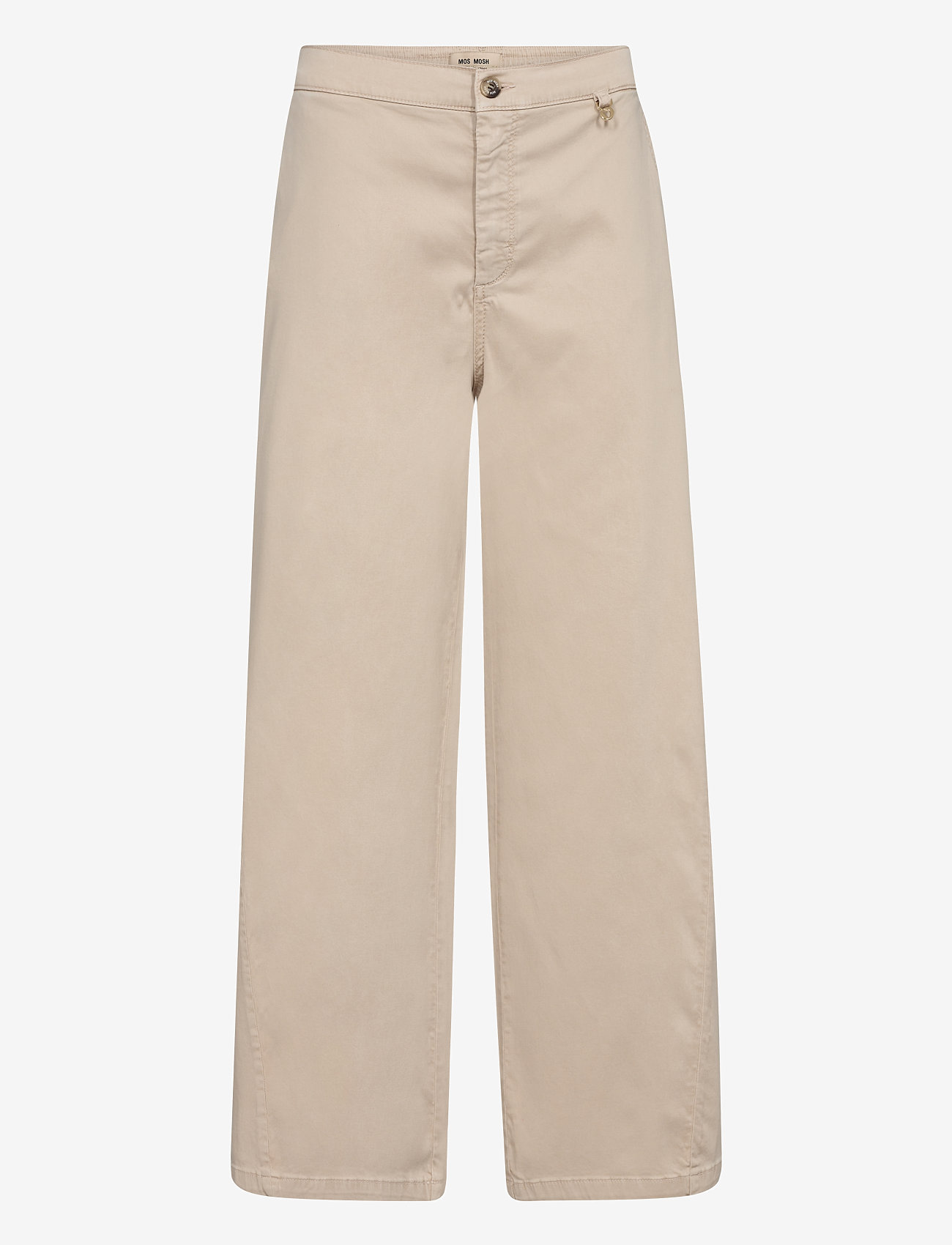 MOS MOSH - MMVincent Rosemary Pant - hosen mit weitem bein - feather gray - 0