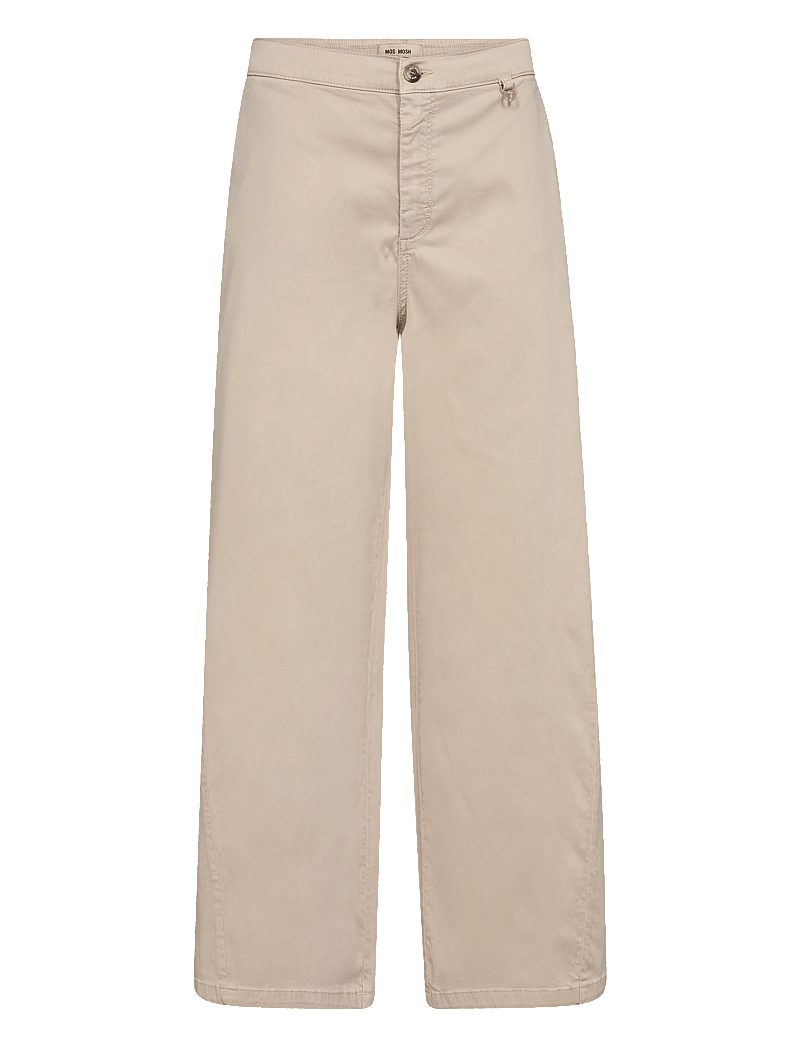 MOS MOSH - MMVincent Rosemary Pant - hosen mit weitem bein - feather gray - 0