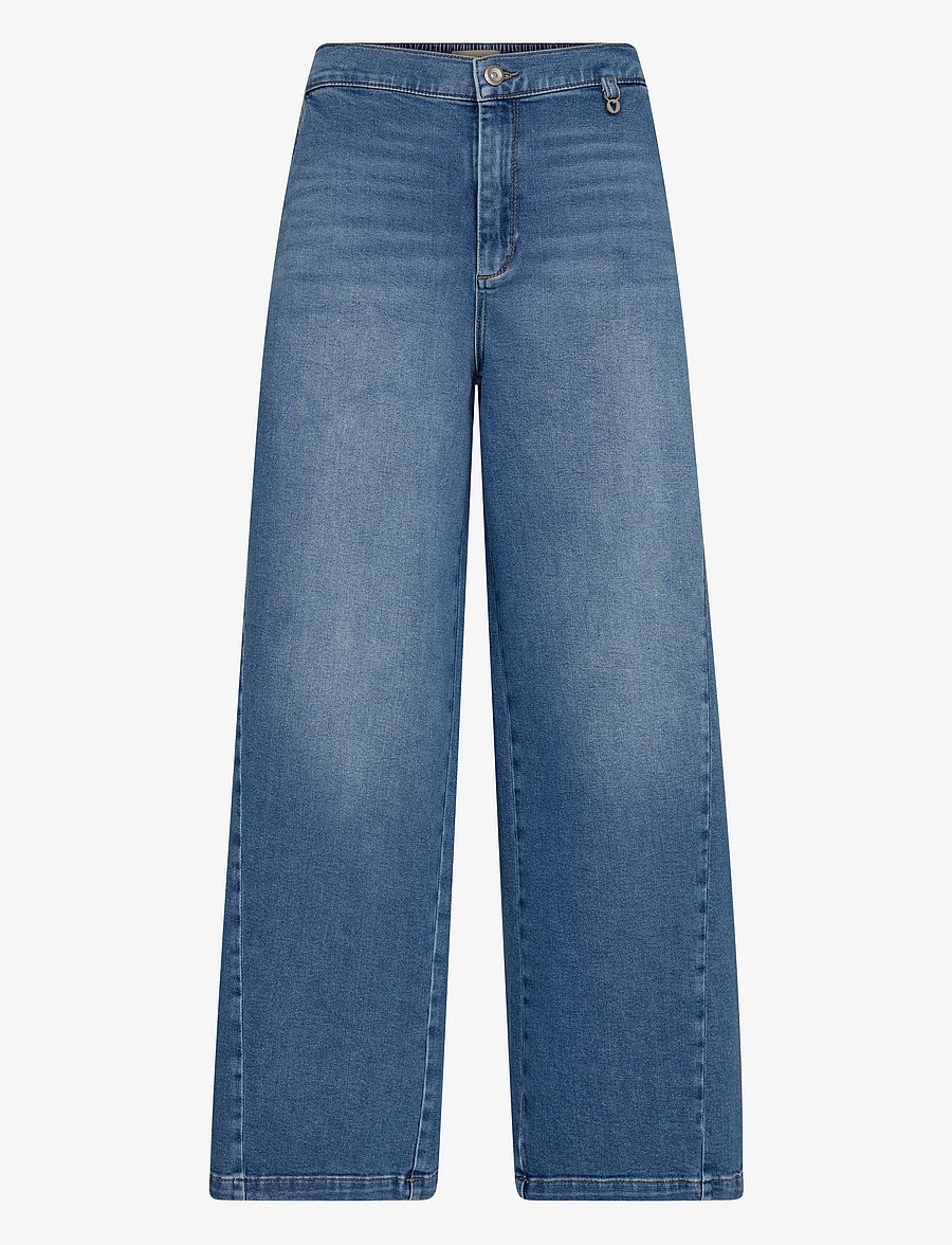 MOS MOSH - MMVincent Lyon Jeans - hosen mit weitem bein - light blue - 0