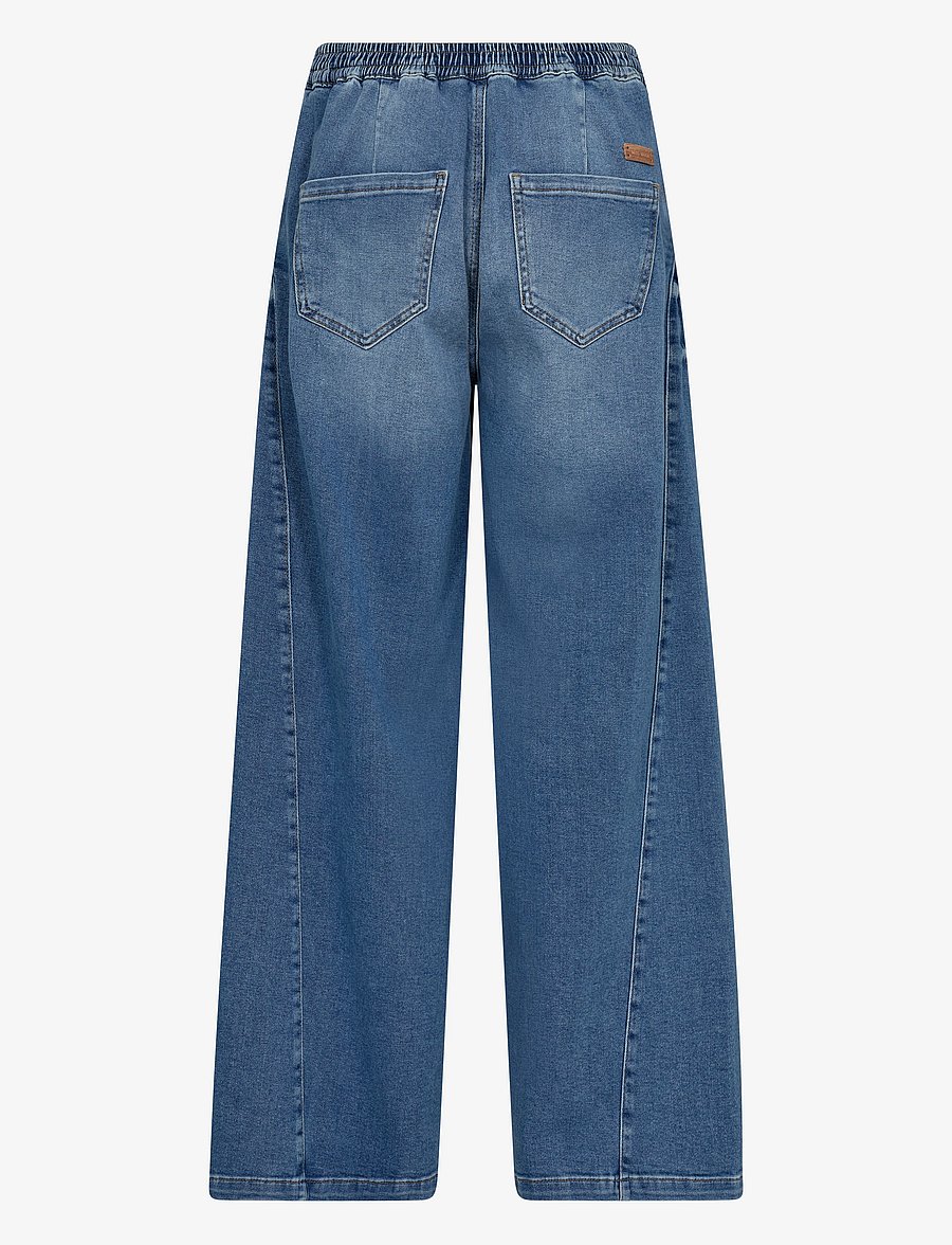 MOS MOSH - MMVincent Lyon Jeans - hosen mit weitem bein - light blue - 1