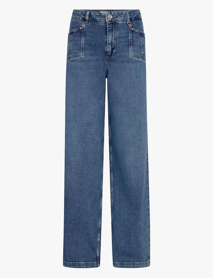 MOS MOSH - MMColette Lyon Jeans - laia säärega teksad - mid blue - 0