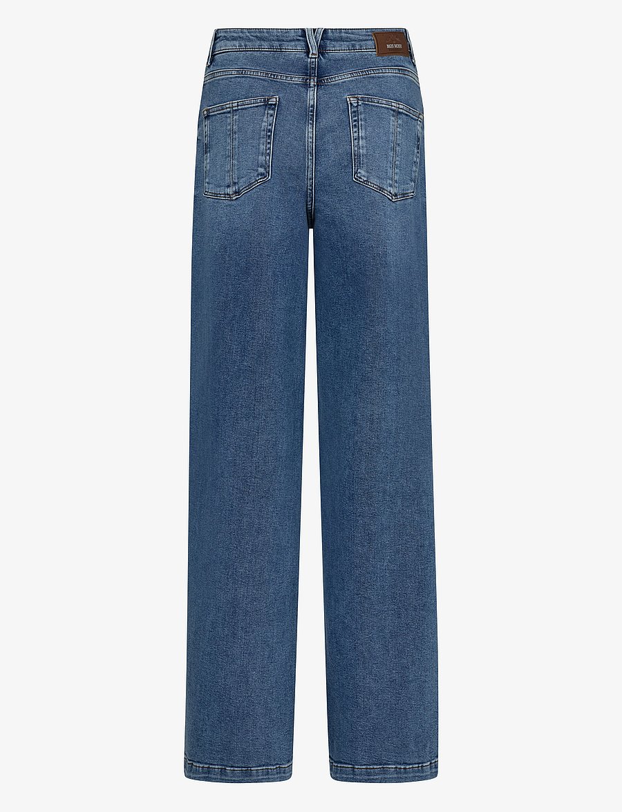 MOS MOSH - MMColette Lyon Jeans - laia säärega teksad - mid blue - 1