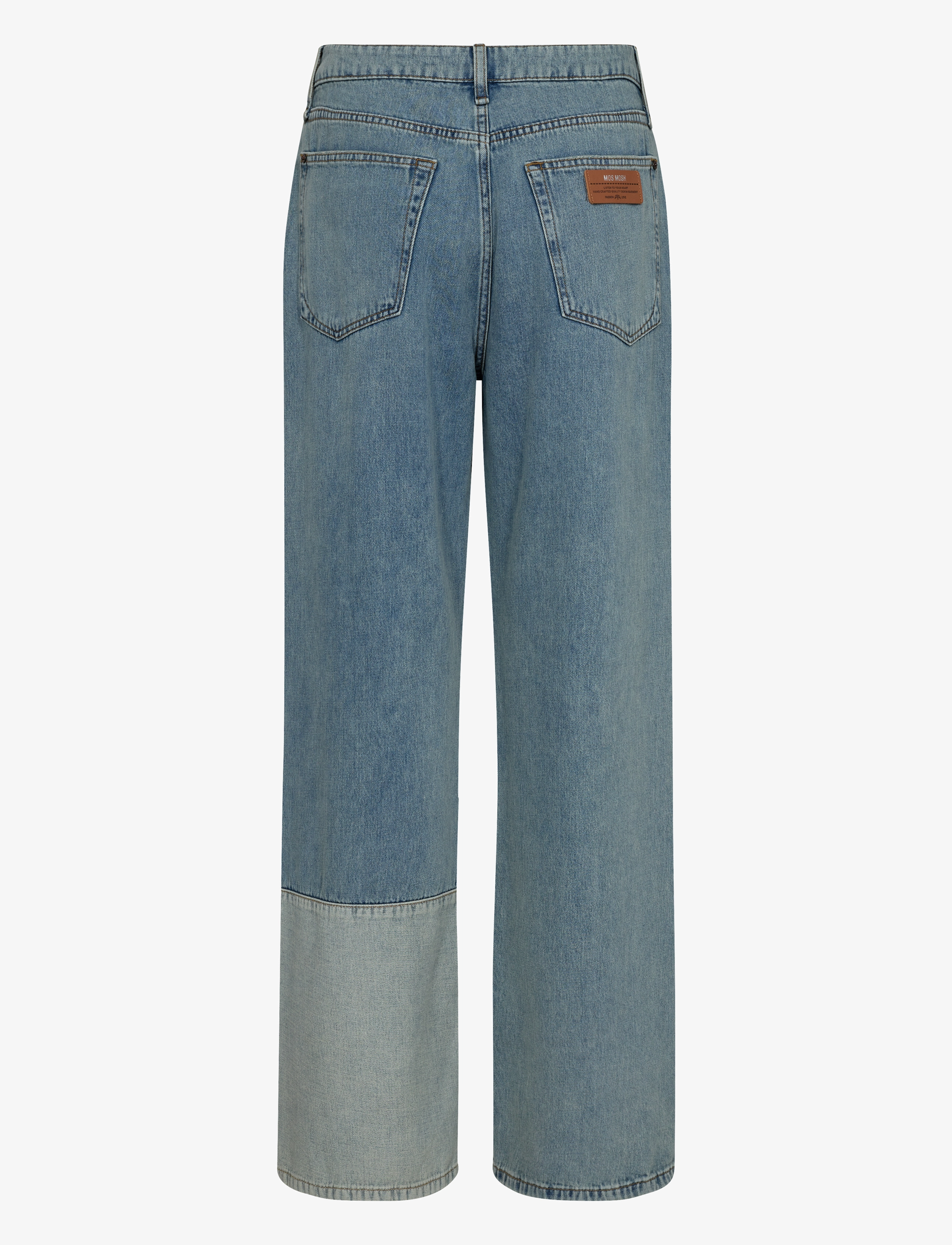MOS MOSH - MMRelee Block Jeans - straight jeans - mid blue - 1