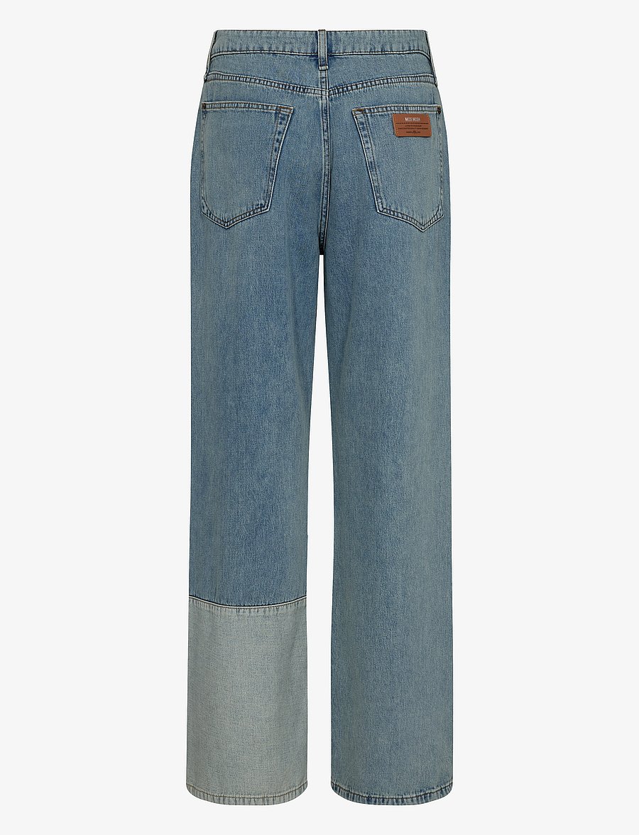 MOS MOSH - MMRelee Block Jeans - sirge säärega teksad - mid blue - 1