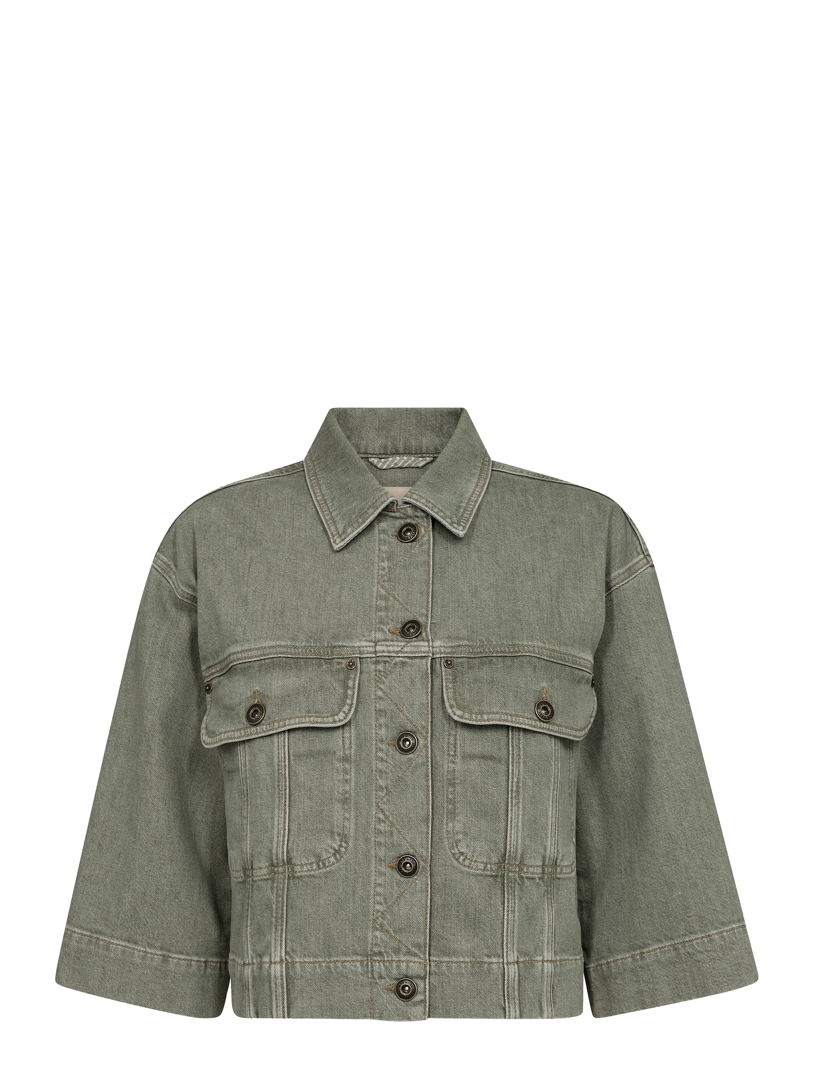MOS MOSH Mmpenn Dyed Jacke Khaki - M - Damen