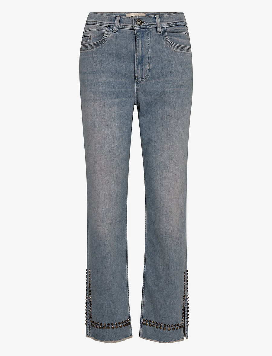 MOS MOSH - MMVerti Ice Denim Jeans - sirge säärega teksad - ice blue - 0