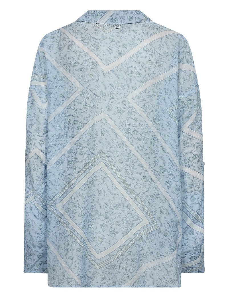 MOS MOSH - MMJelena Boarda Shirt - langærmede bluser - skyway - 1